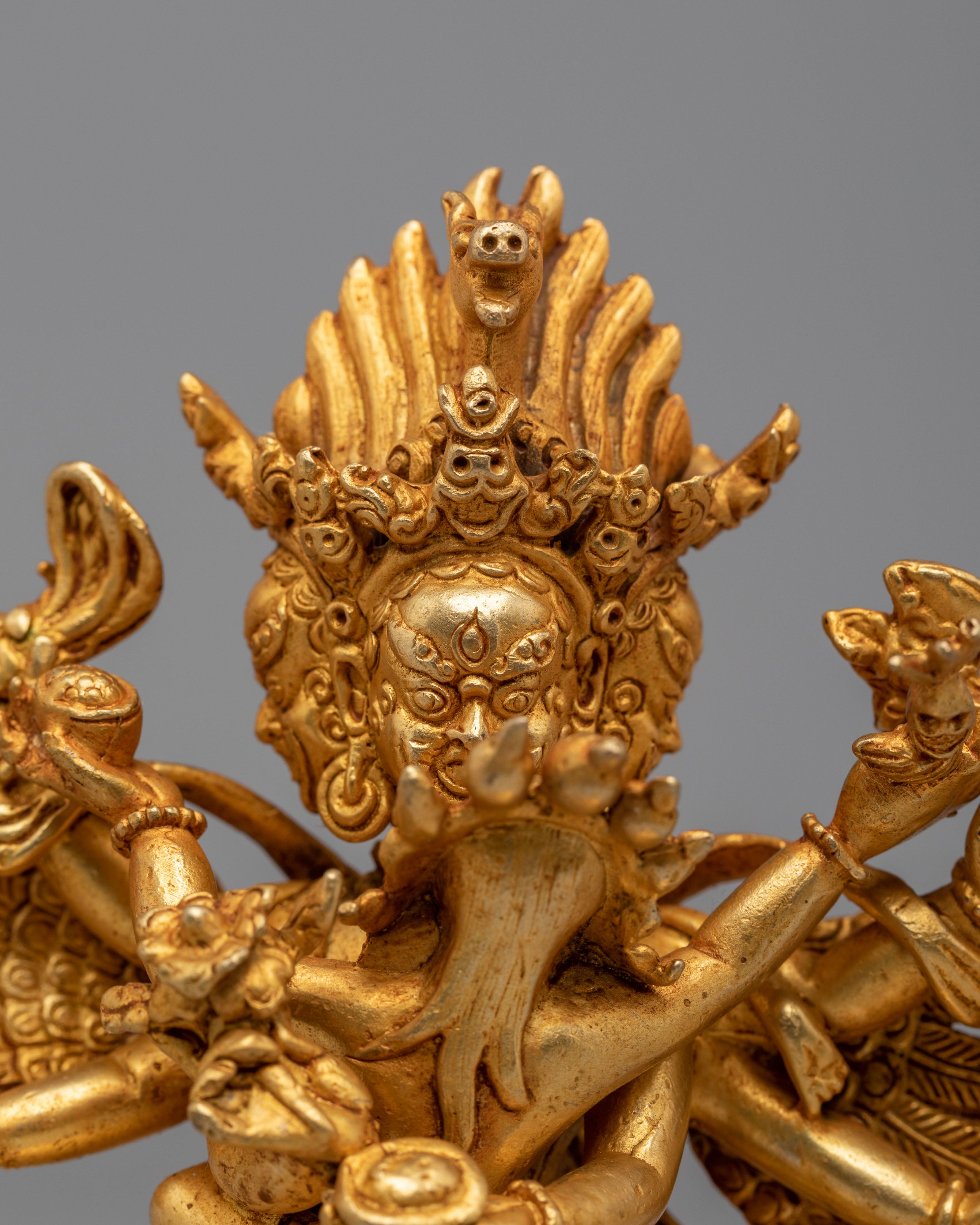 Traditional Hayagriva Deity Statue | Wrathful Protector
