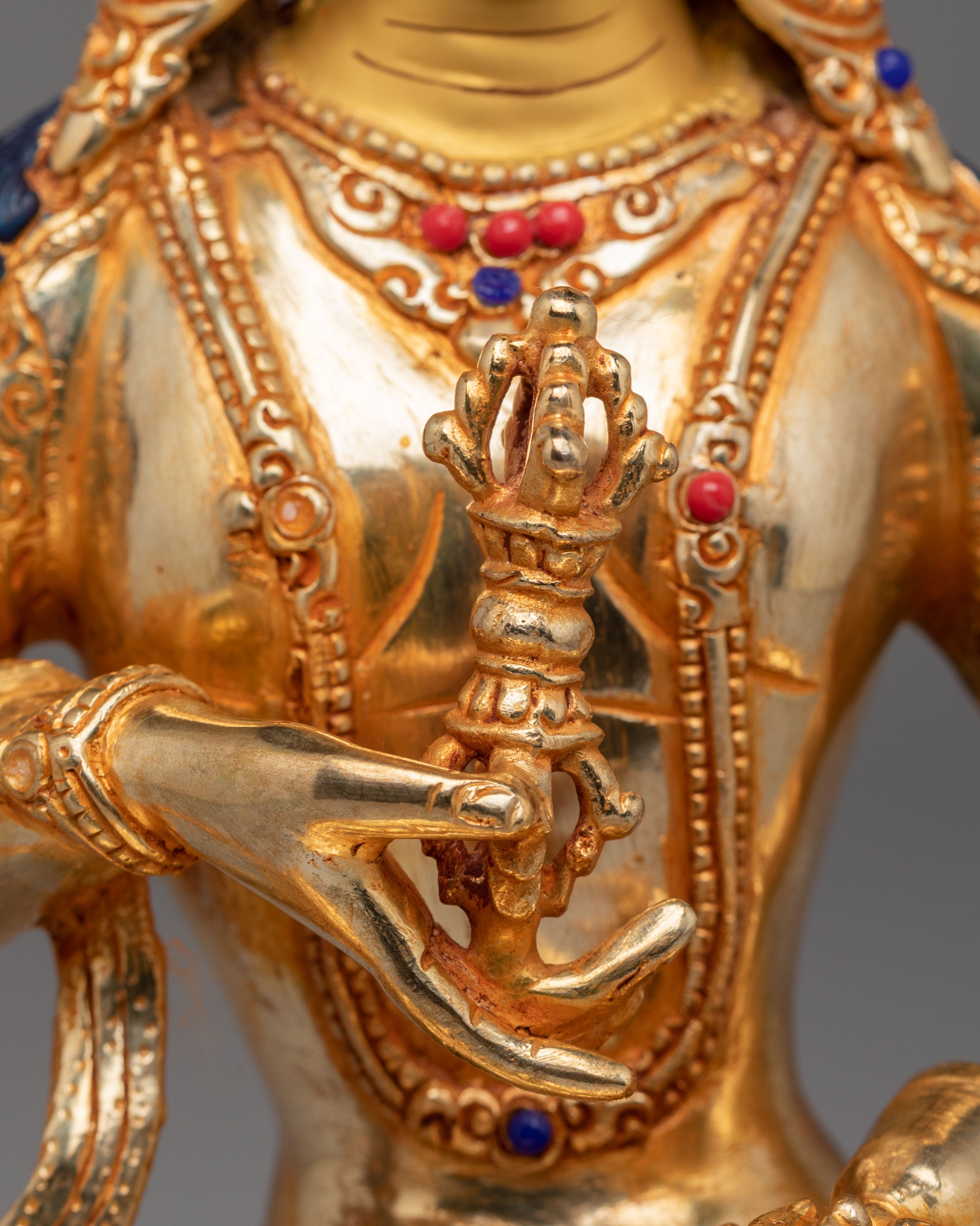 Traditional Vajrasattva Altar Sculpture | Purification Buddha Statue