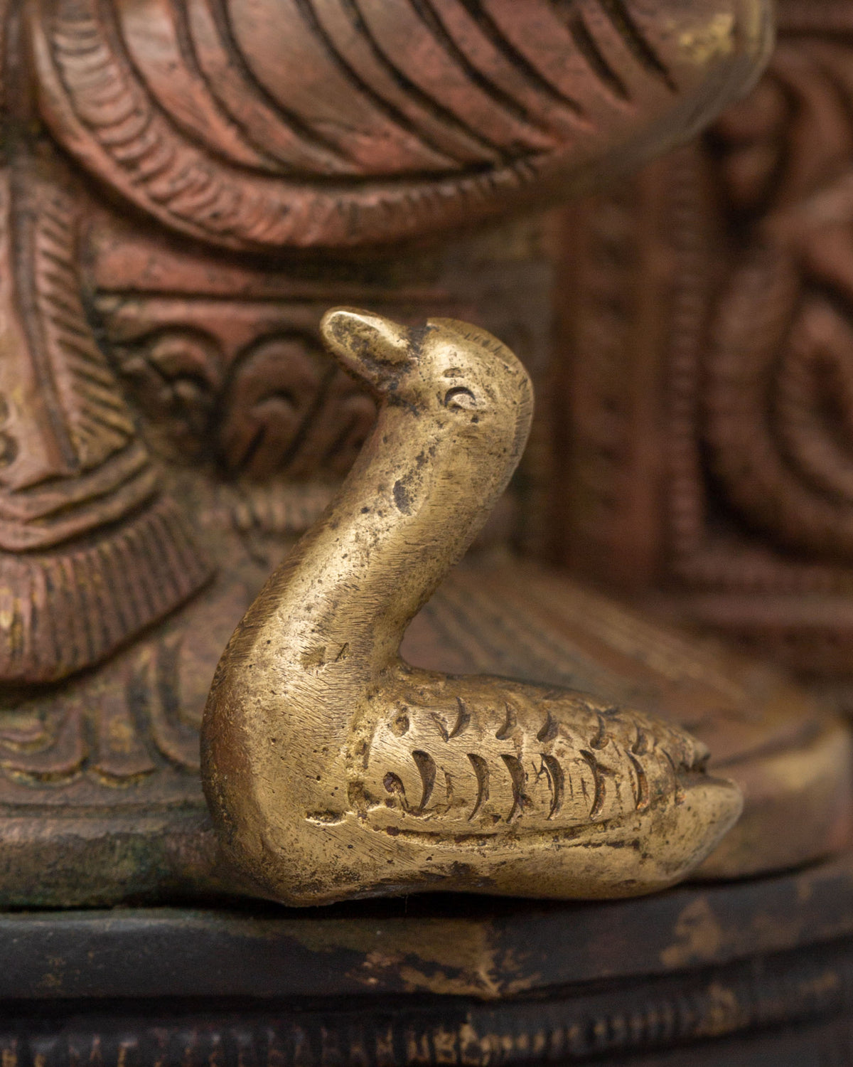 Handcrafted Saraswati Statue for Altar | Sacred Hindu Deity Idol