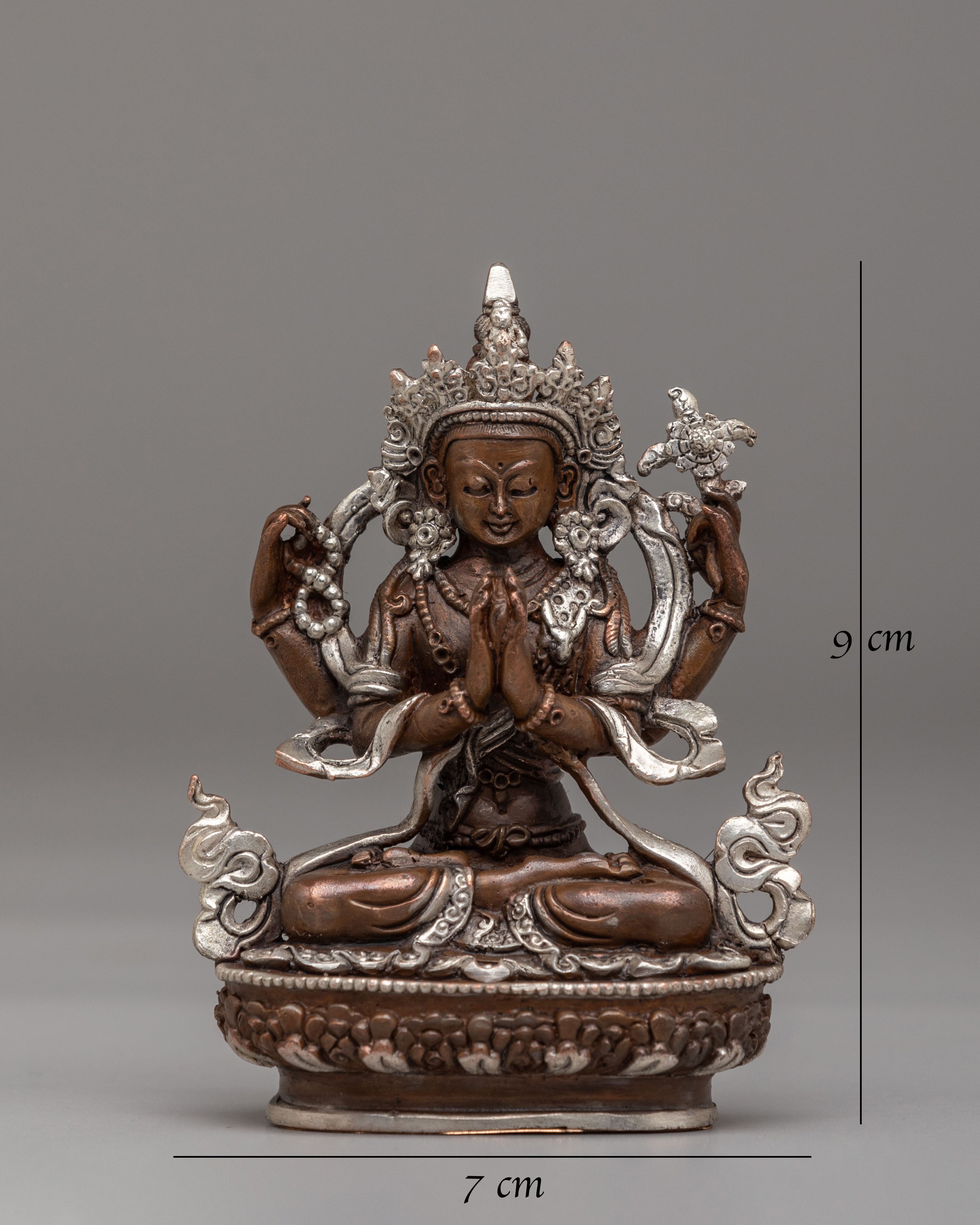Spiritual Chenrezig Deity Statue | Symbolizing Compassion and Protection