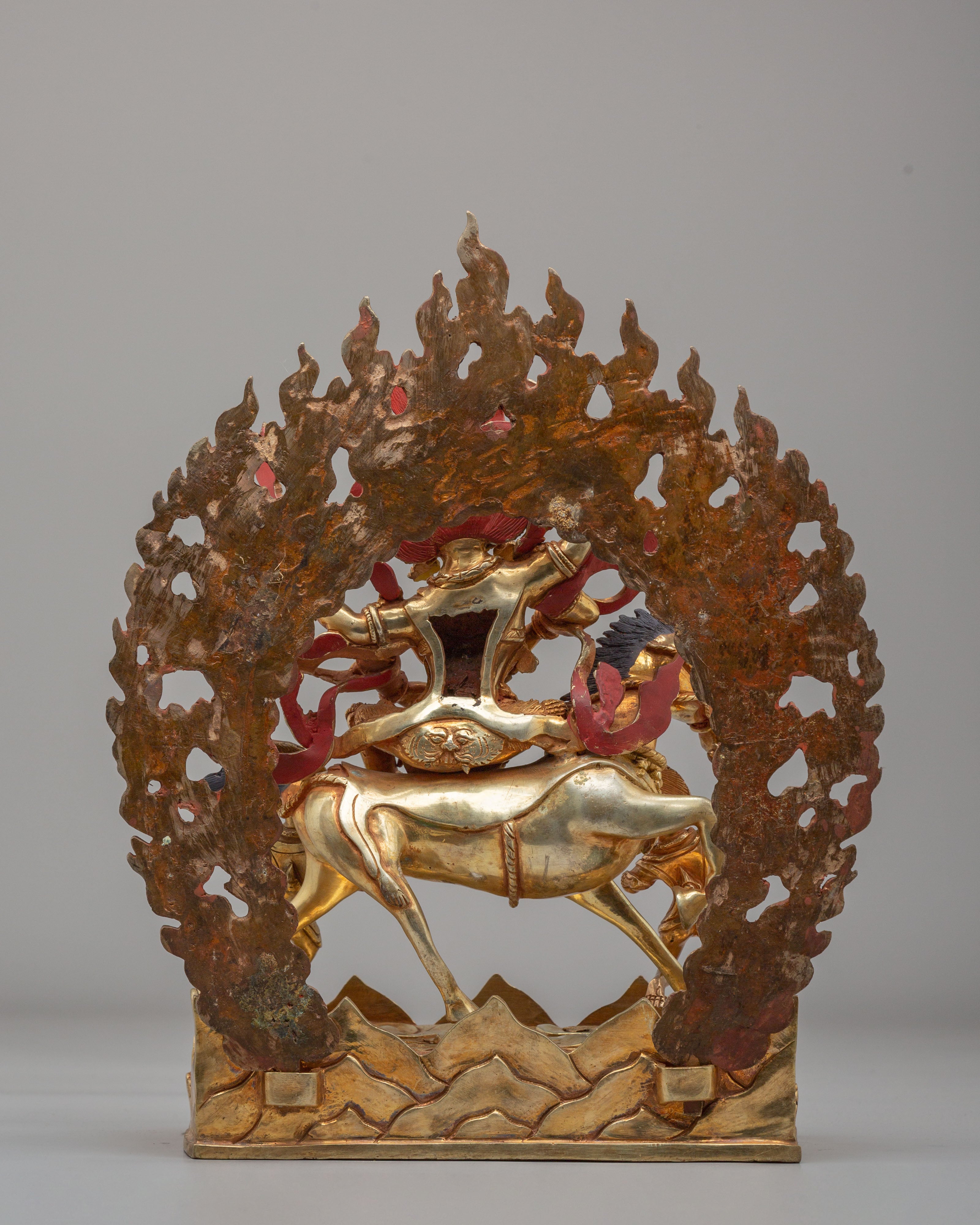 Palden Lhamo Spiritual Sculpture | Tibetan Protector Deity Statue