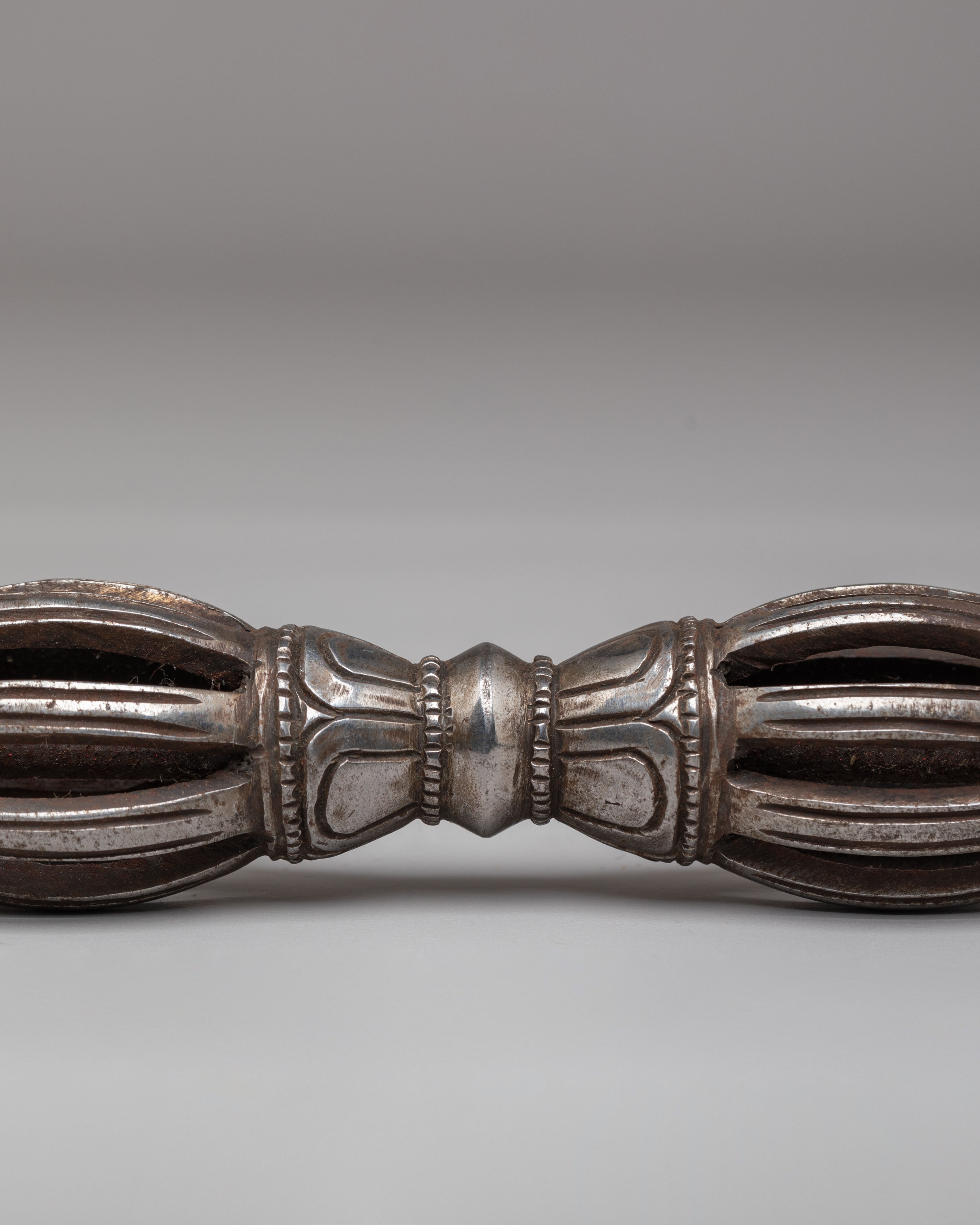 Traditional Tibetan Vajra Ritual Tool | Spiritual Energy Tool for Meditation