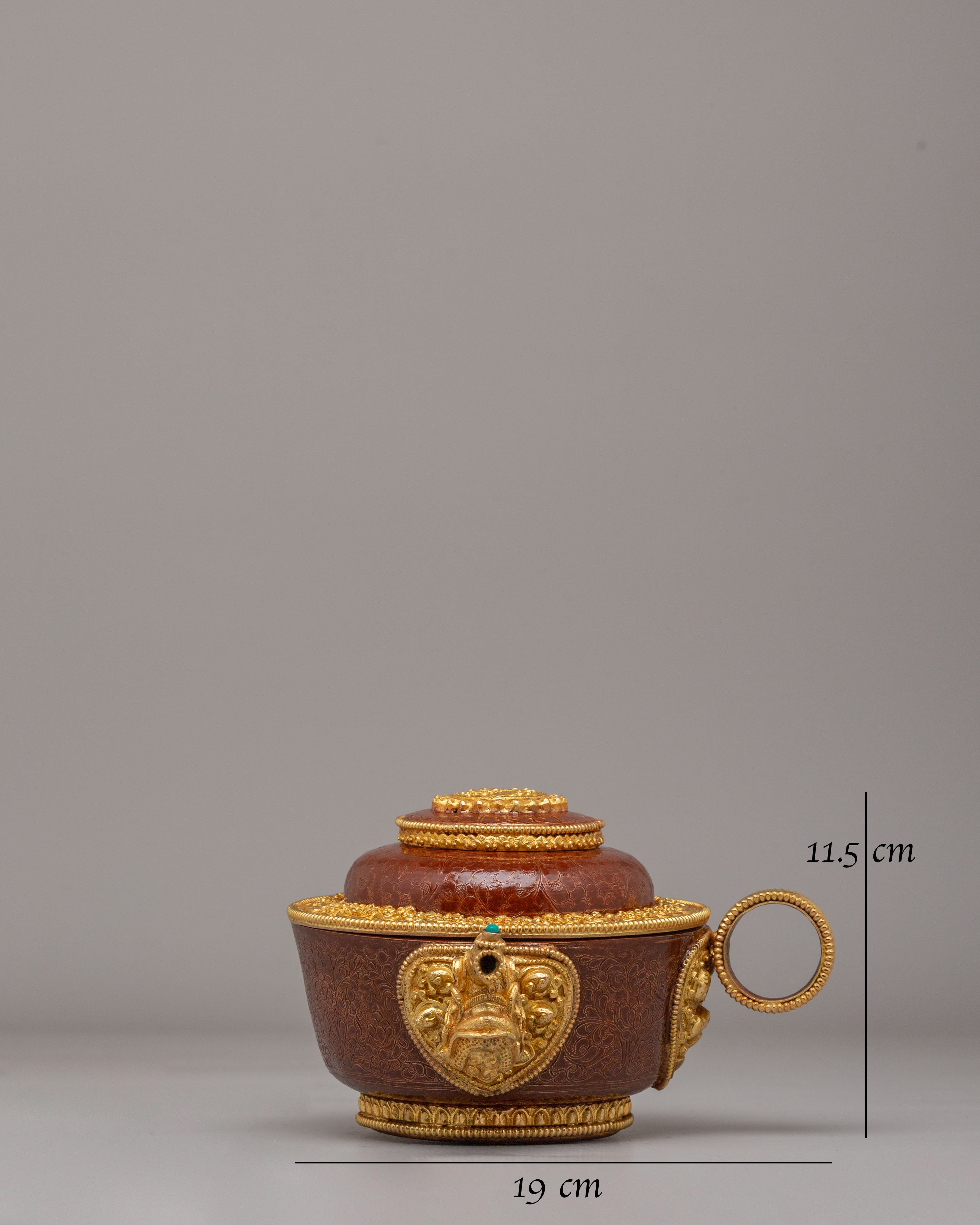 Tibetan Water Offering Bowls Set | Spiritual Altar Essentials