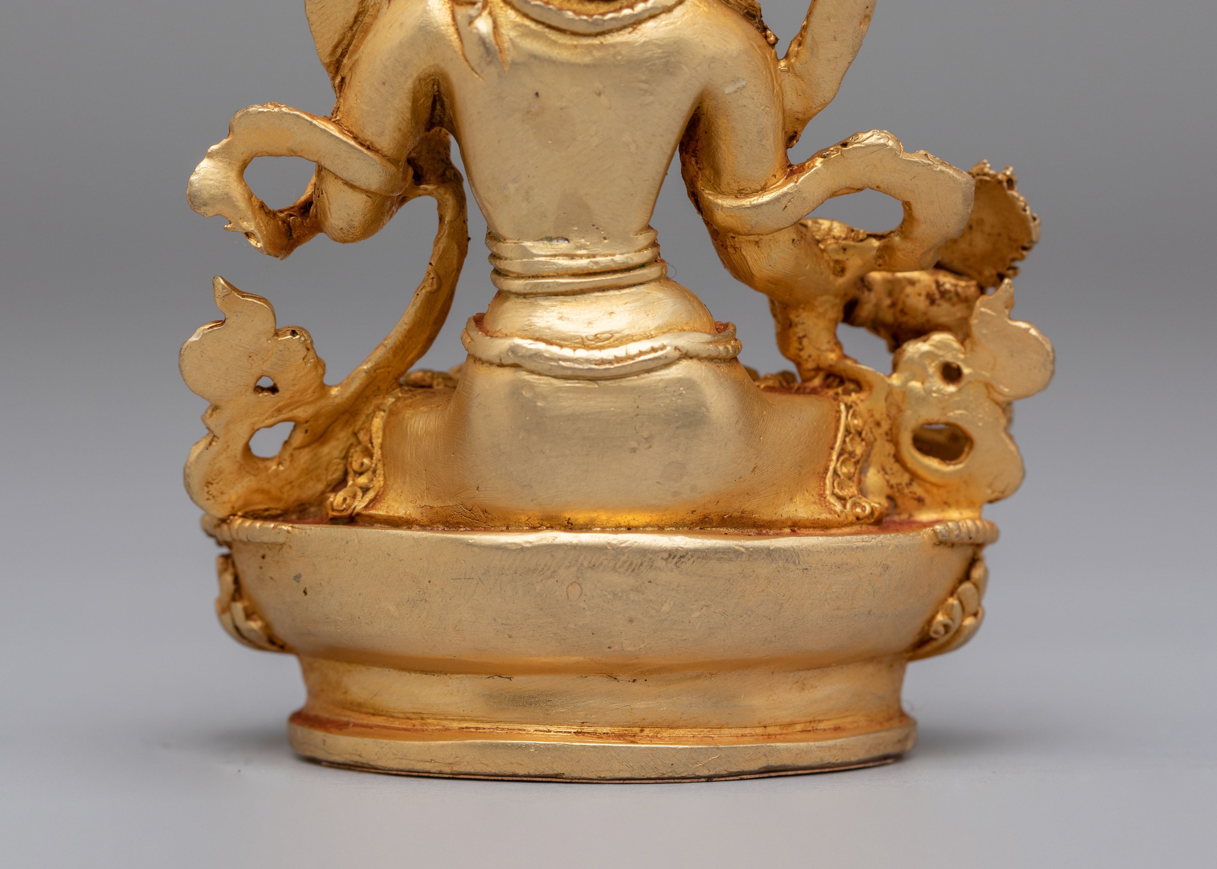 Sacred Tibetan Dukar Statue | Buddhist Protector Deity