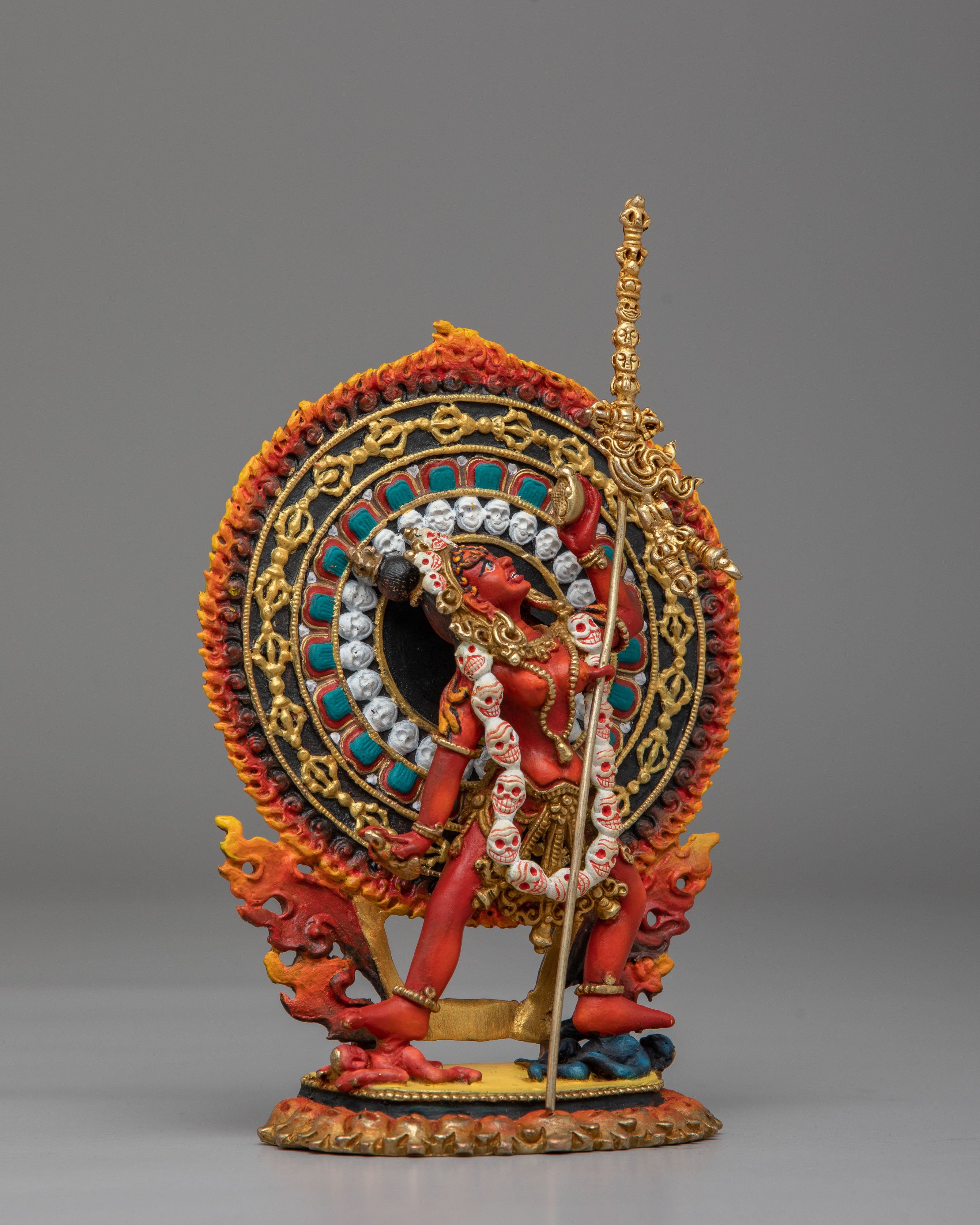 Sacred Tantric Buddhist Vajrayogini Statue | Tibetan Deity Sculpture for Meditation