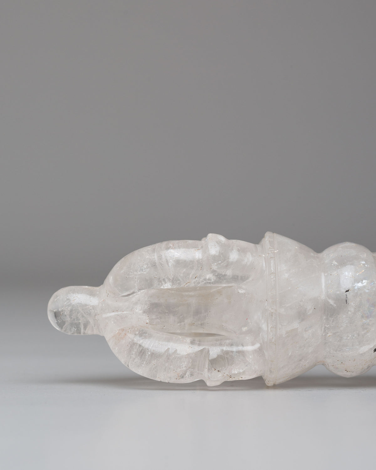 Handmade Buddhist Crystal Vajra | Buddhist Ritual Object for Meditation Practice