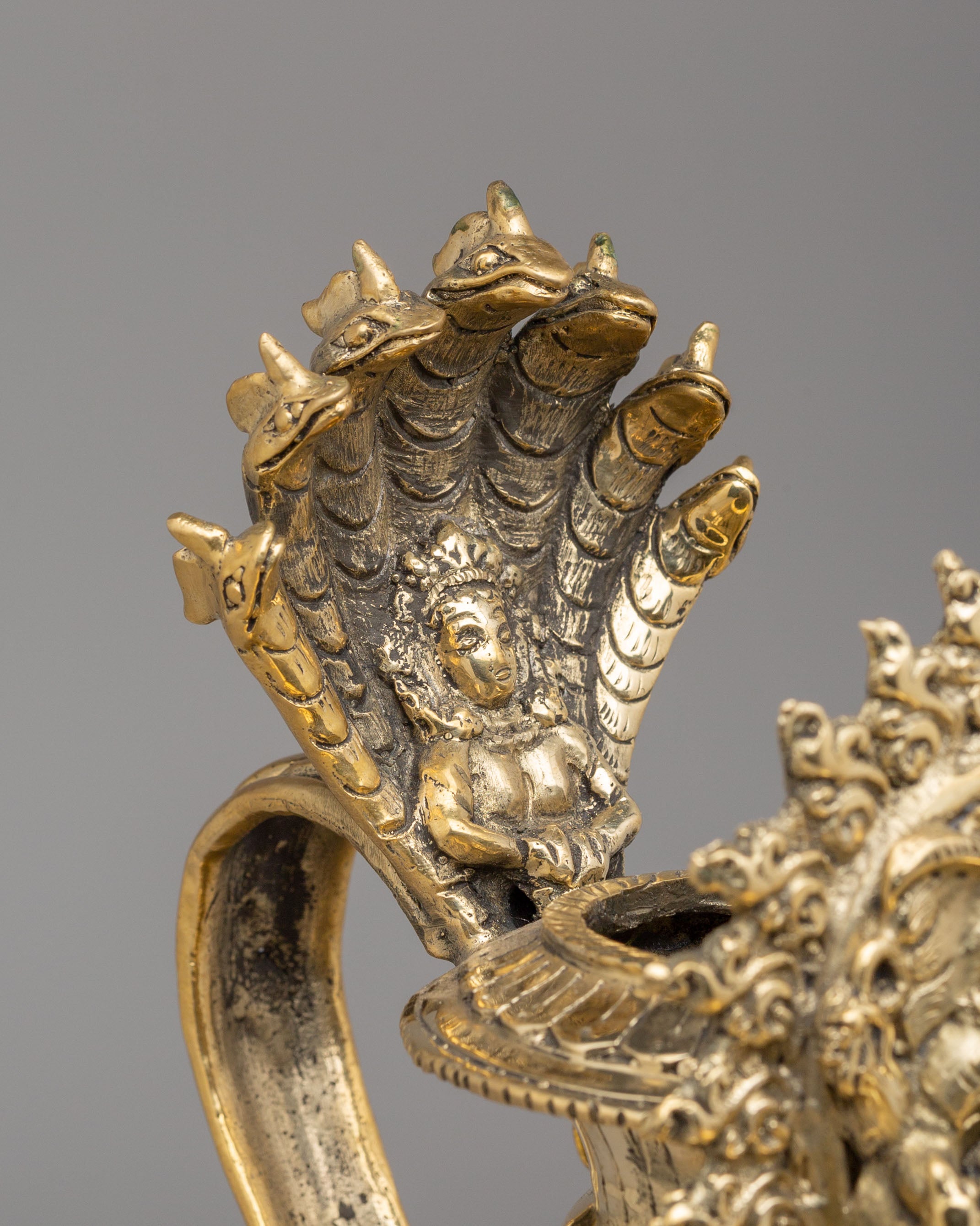 Handcrafted Ganesha Sukunda | Hindu Deity Sculpture for Puja