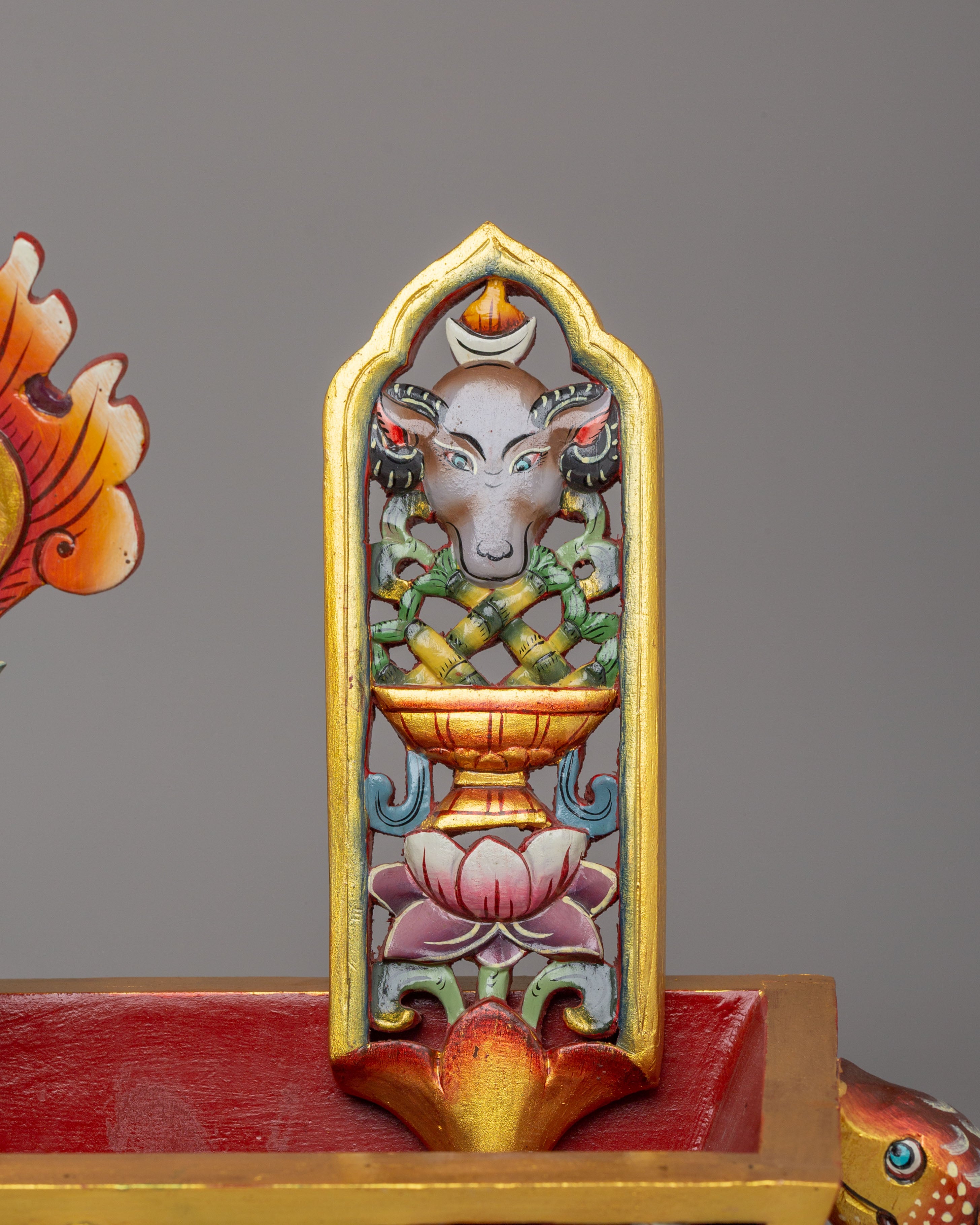 Tibetan Chemar Box | Sacred Rituals and Meditation Decor