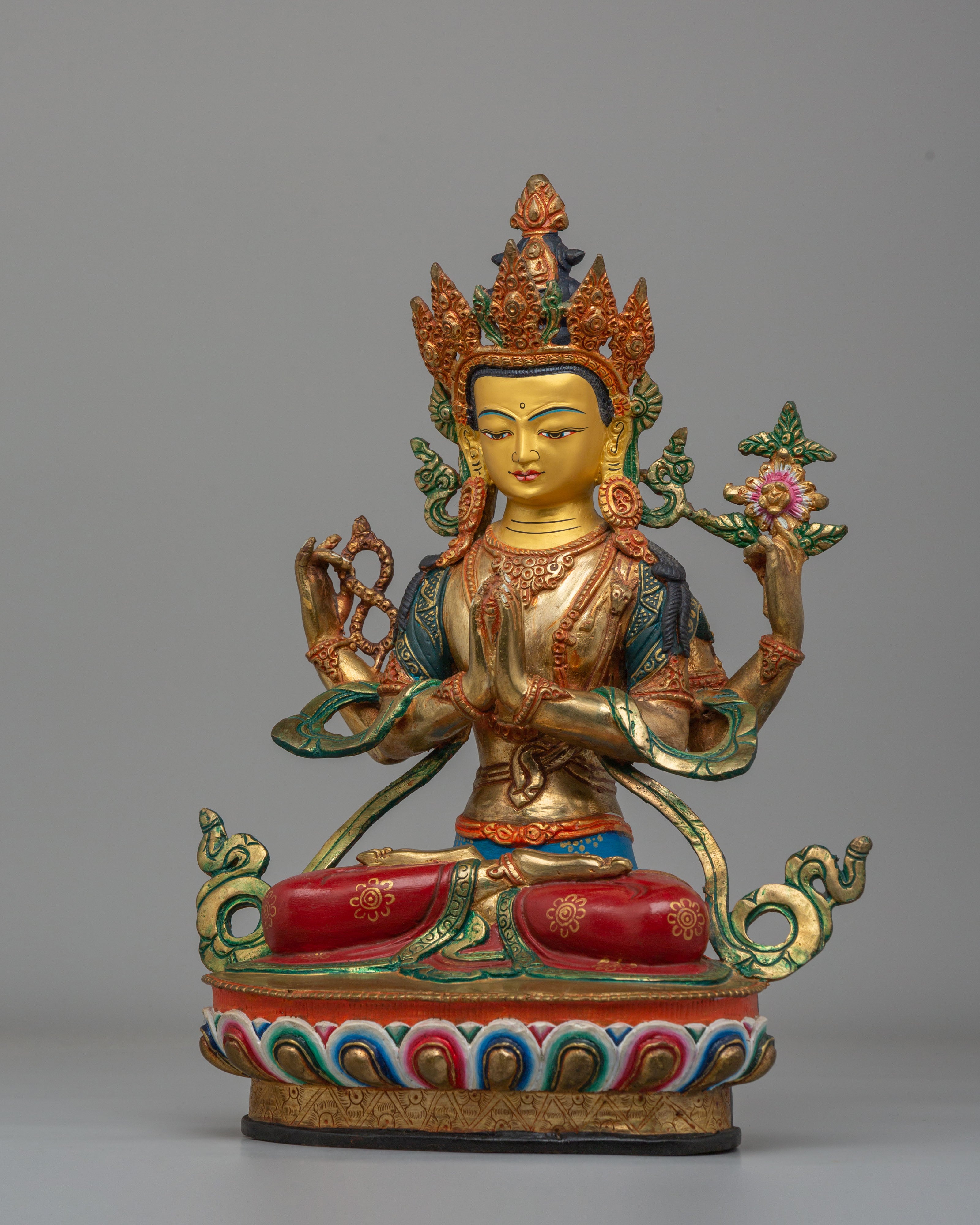 Sacred Altar Chenrezig Statue | Bodhisattva of Compassion
