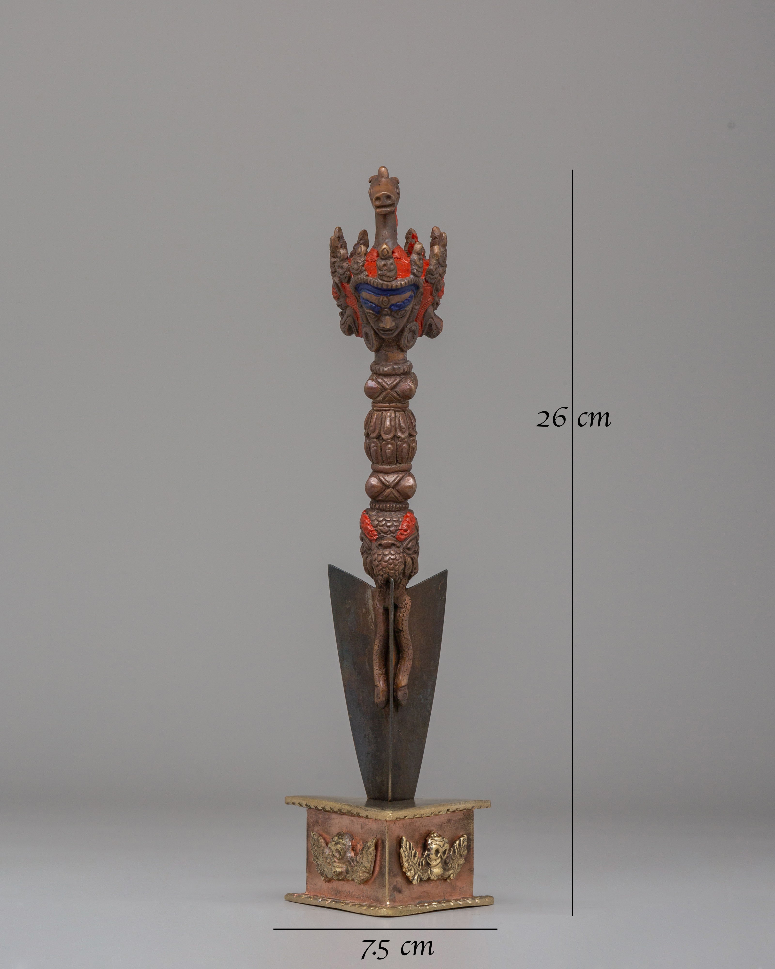 Buddhist Hayagriva Phurba | Ritual Dagger for Spiritual Protection