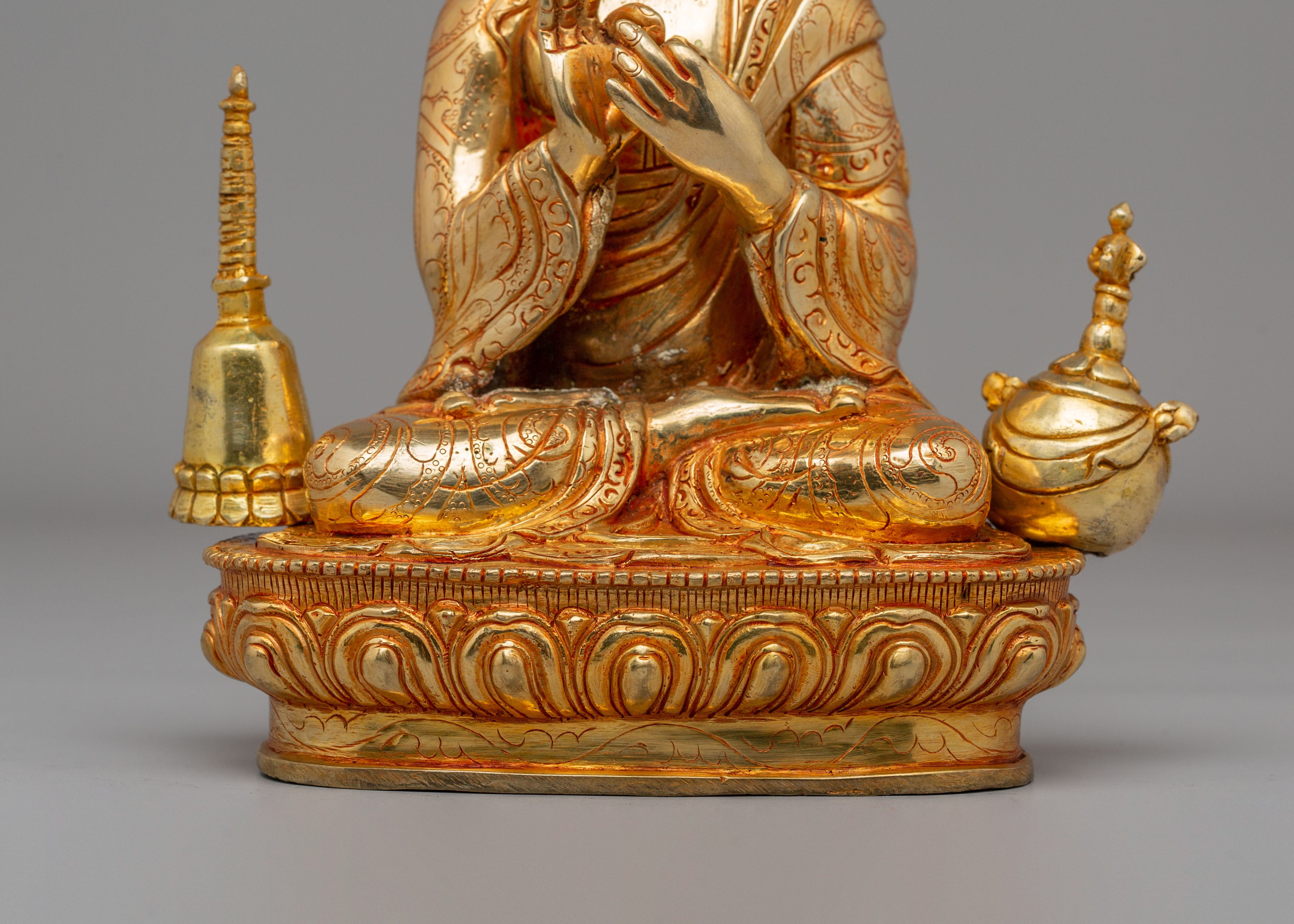 Buddhist Guru Atisha Sculpture | Tibetan Buddhist Master Statue