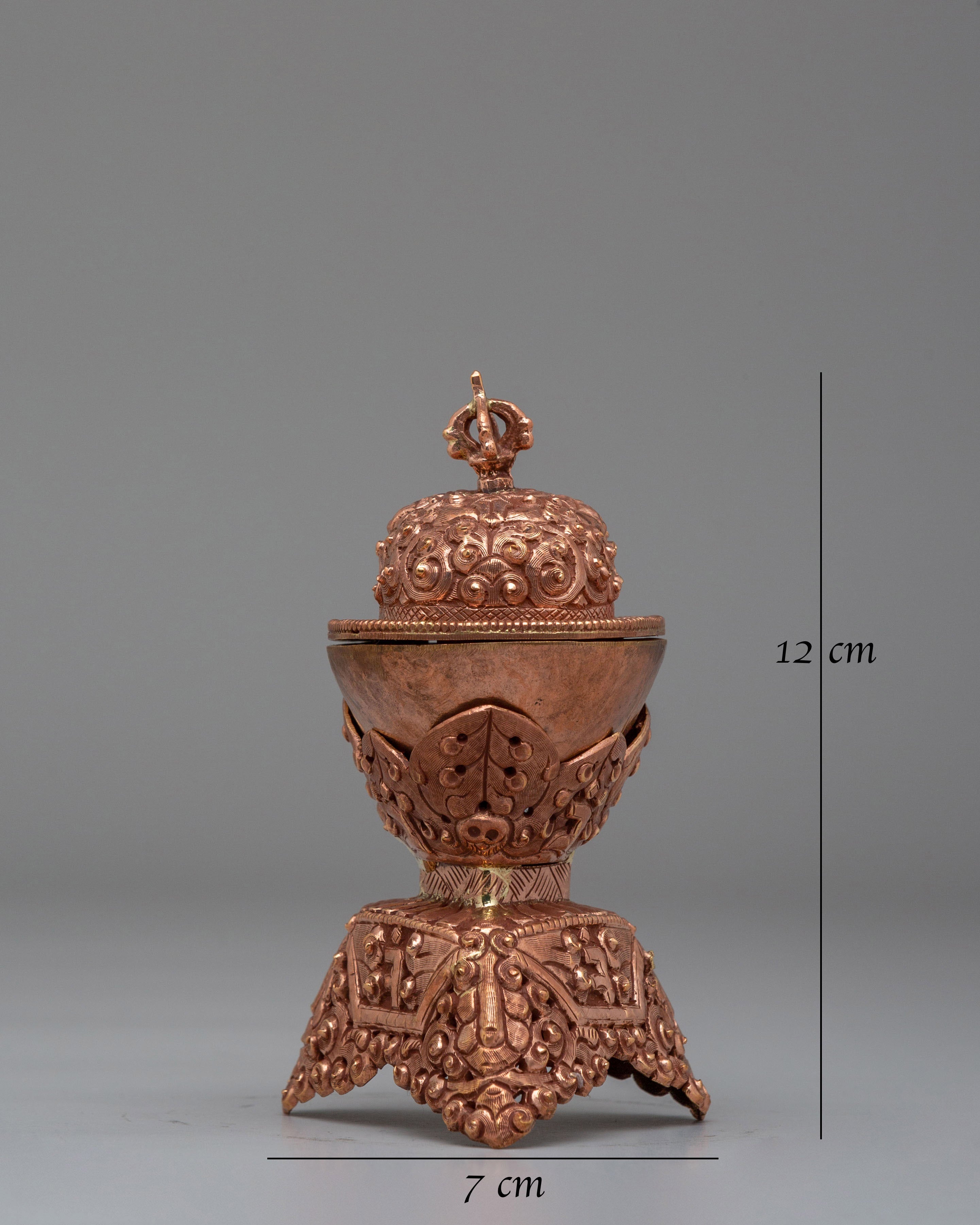 Himalayan Kapala Offering Vessel | Ritual Vessel for Spiritual Ceremonies