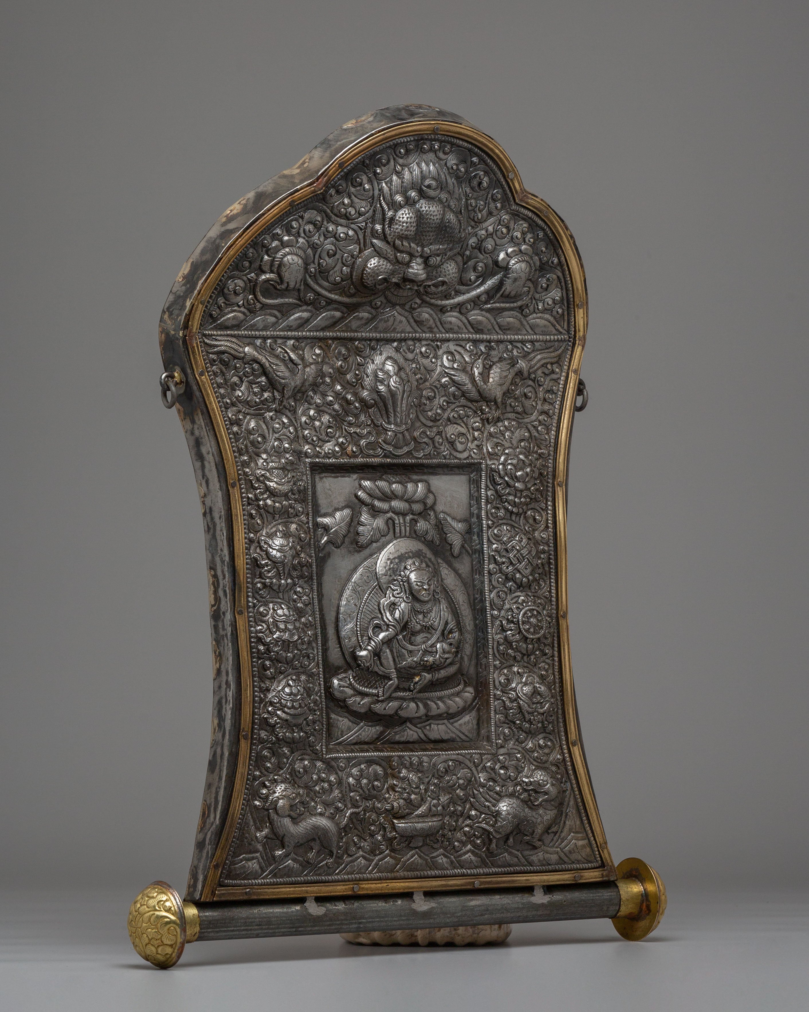 Sacred Dzambhala Wall Hanging | Tibetan Wealth Deity Art