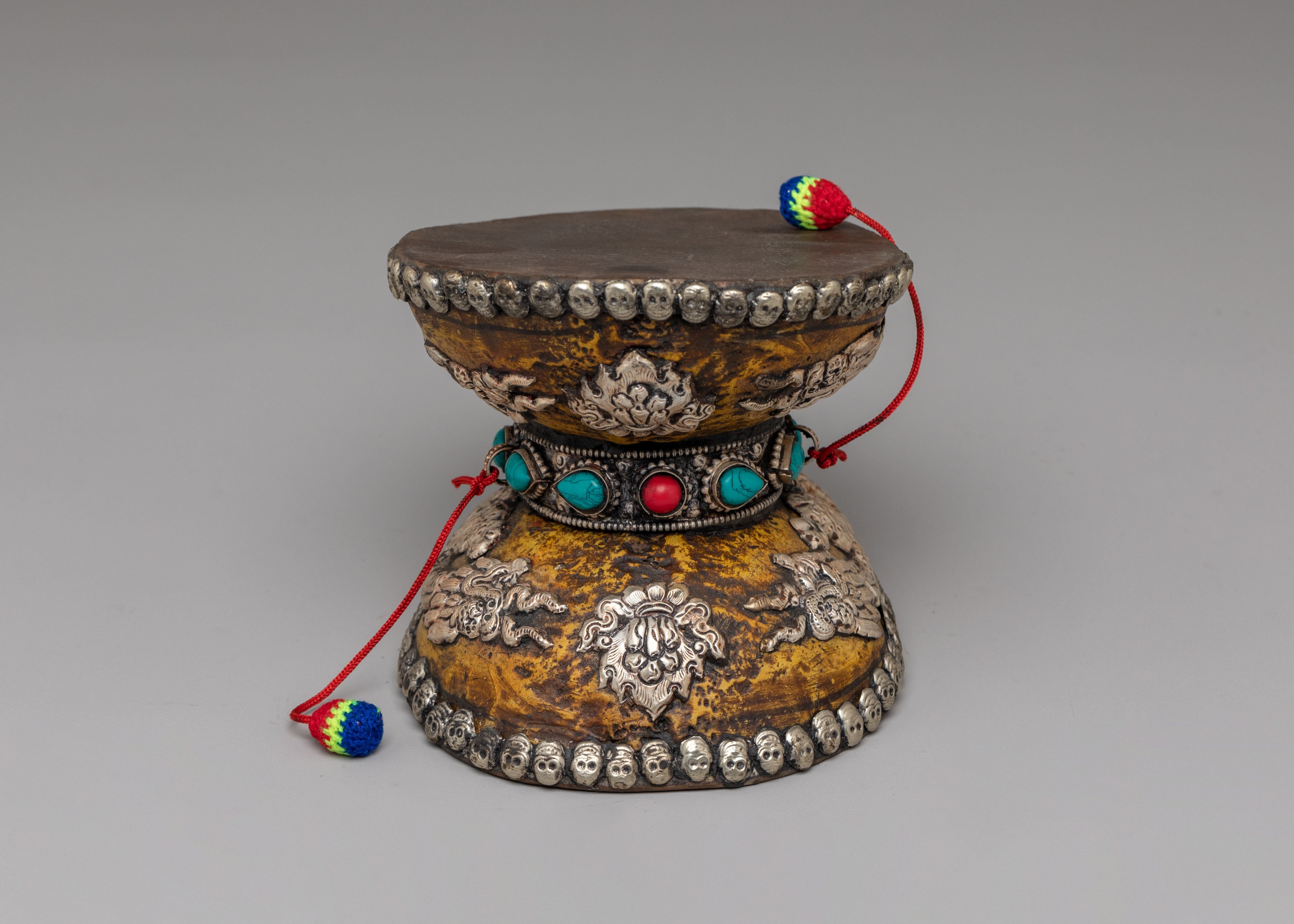 Traditional Ritual Damaru | Handcrafted Damaru for Prayer and Ceremonies