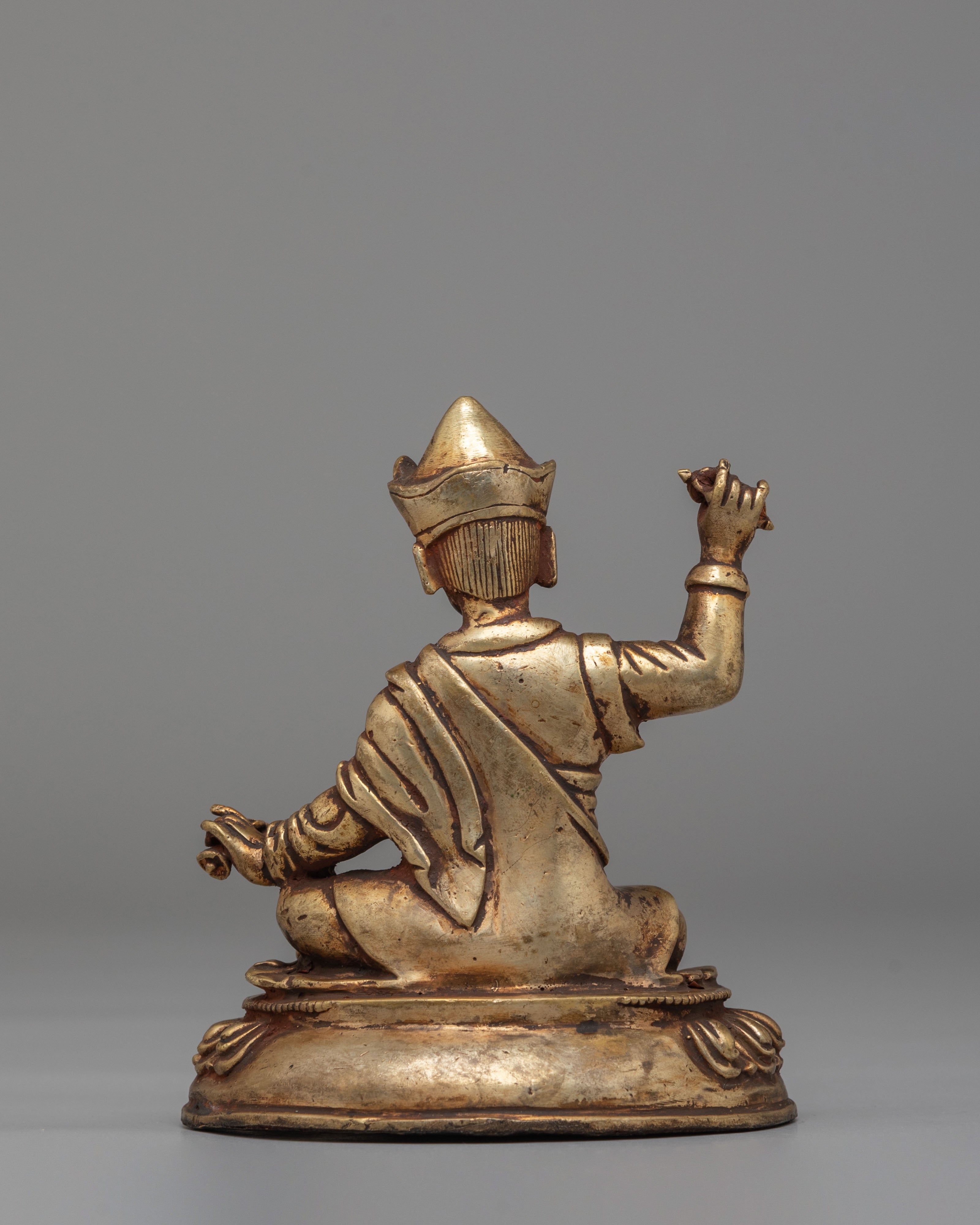 Traditional Karmapa Statue for Altar | Handcrafted Tibetan Figurine