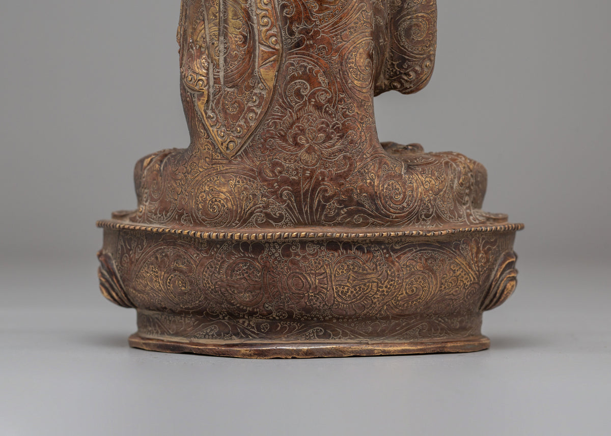 Spiritual Amogasiddhi Buddha Statue | Symbol of Fearlessness and Spiritual Strength