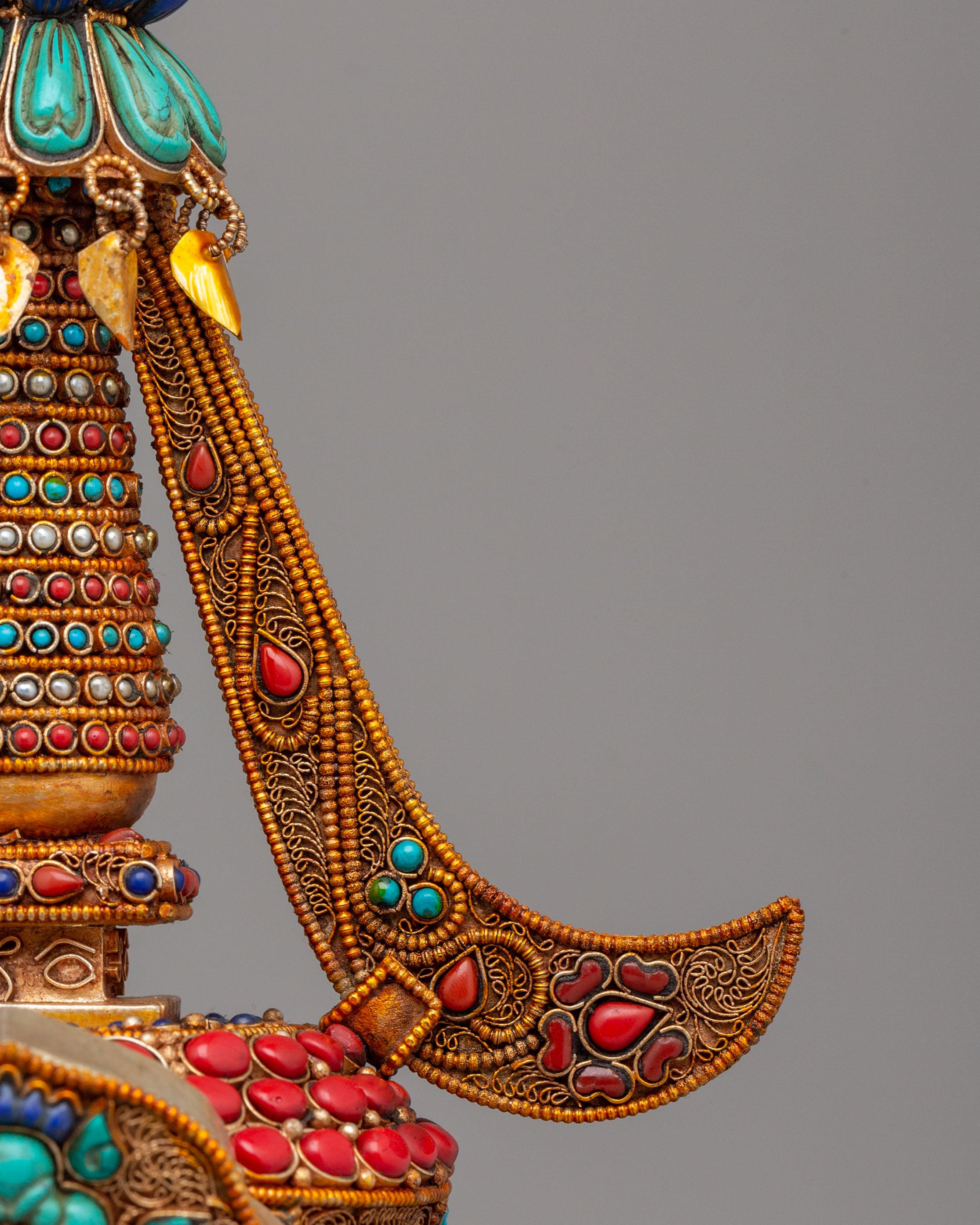 Ceremonial Buddhist Enlightenment Stupa | Sacred Stupa for Rituals & Meditation