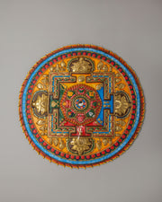 Astamangala Mandala Wall Hanging   