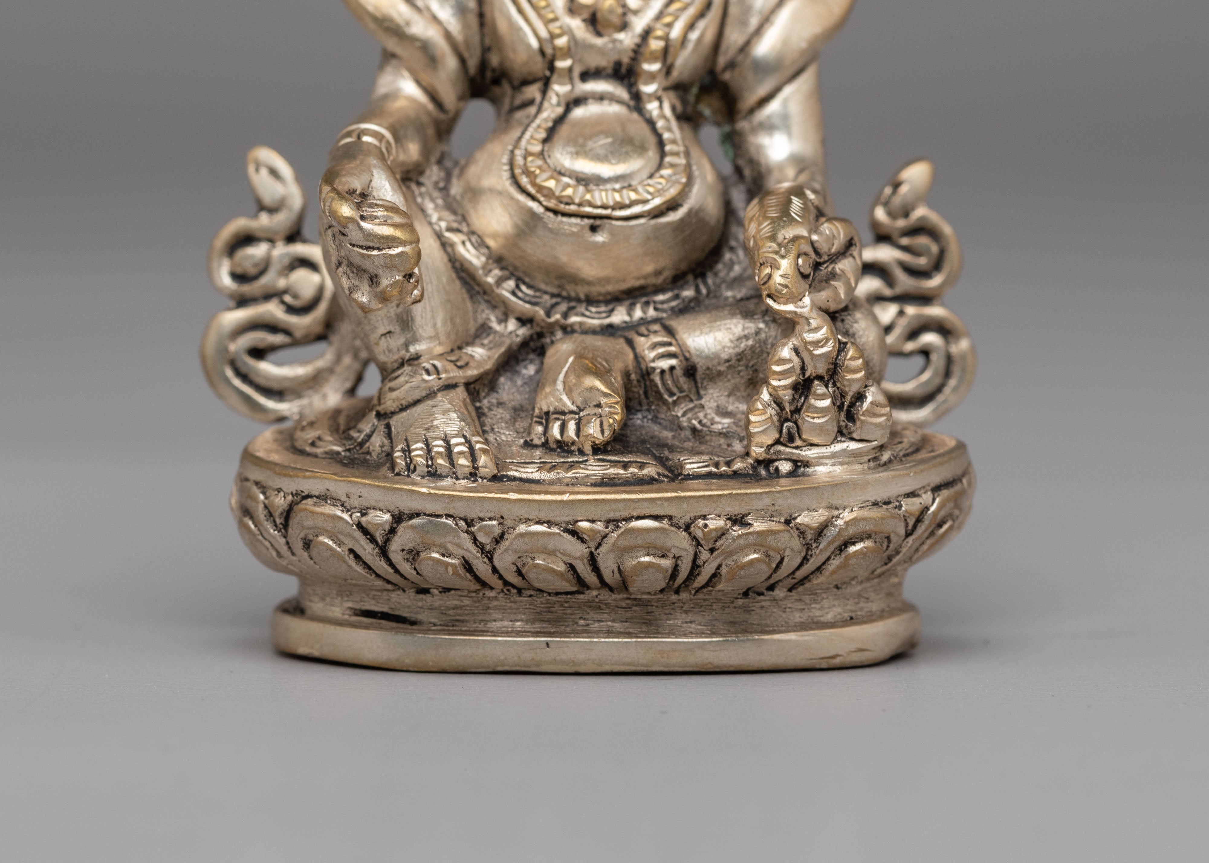 Machine Made Dzambhala Deity Statue | Tibetan Wealth Deity Figurine