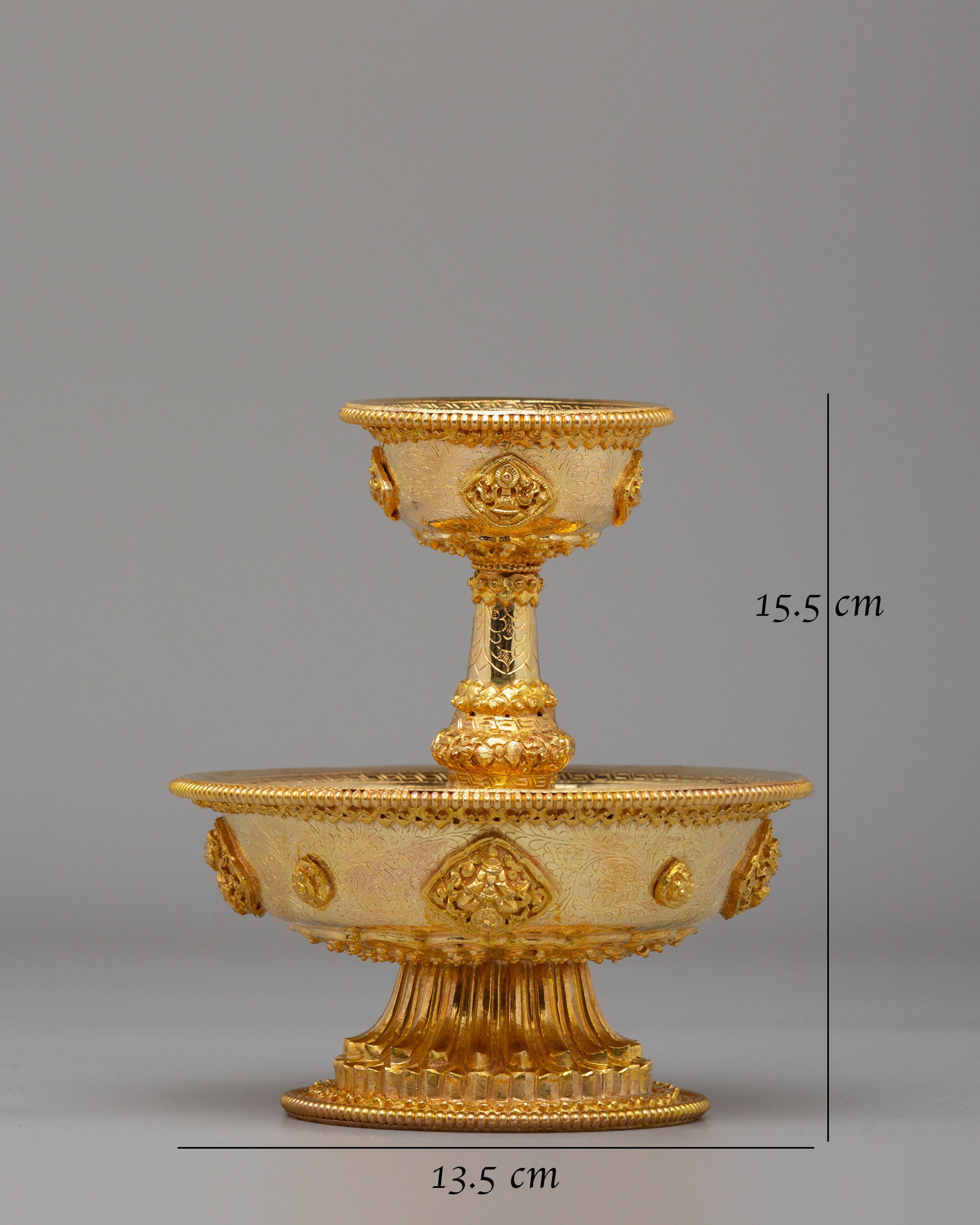 Himalayan Serkyem Set | Sacred Offering Vessels