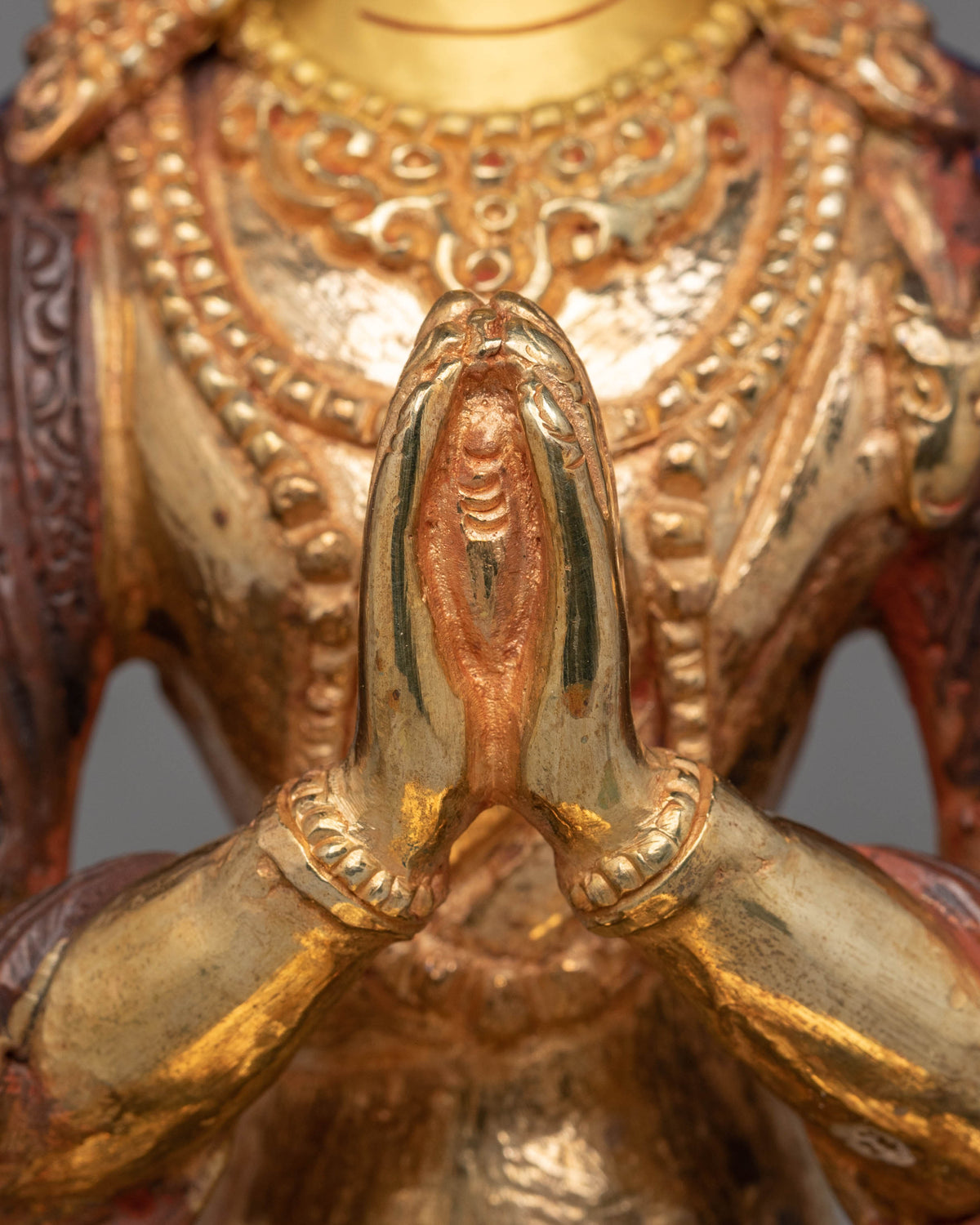 Chenrezig Handcrafted Tibetan Sculpture | Spiritual Decor for Meditation & Blessings