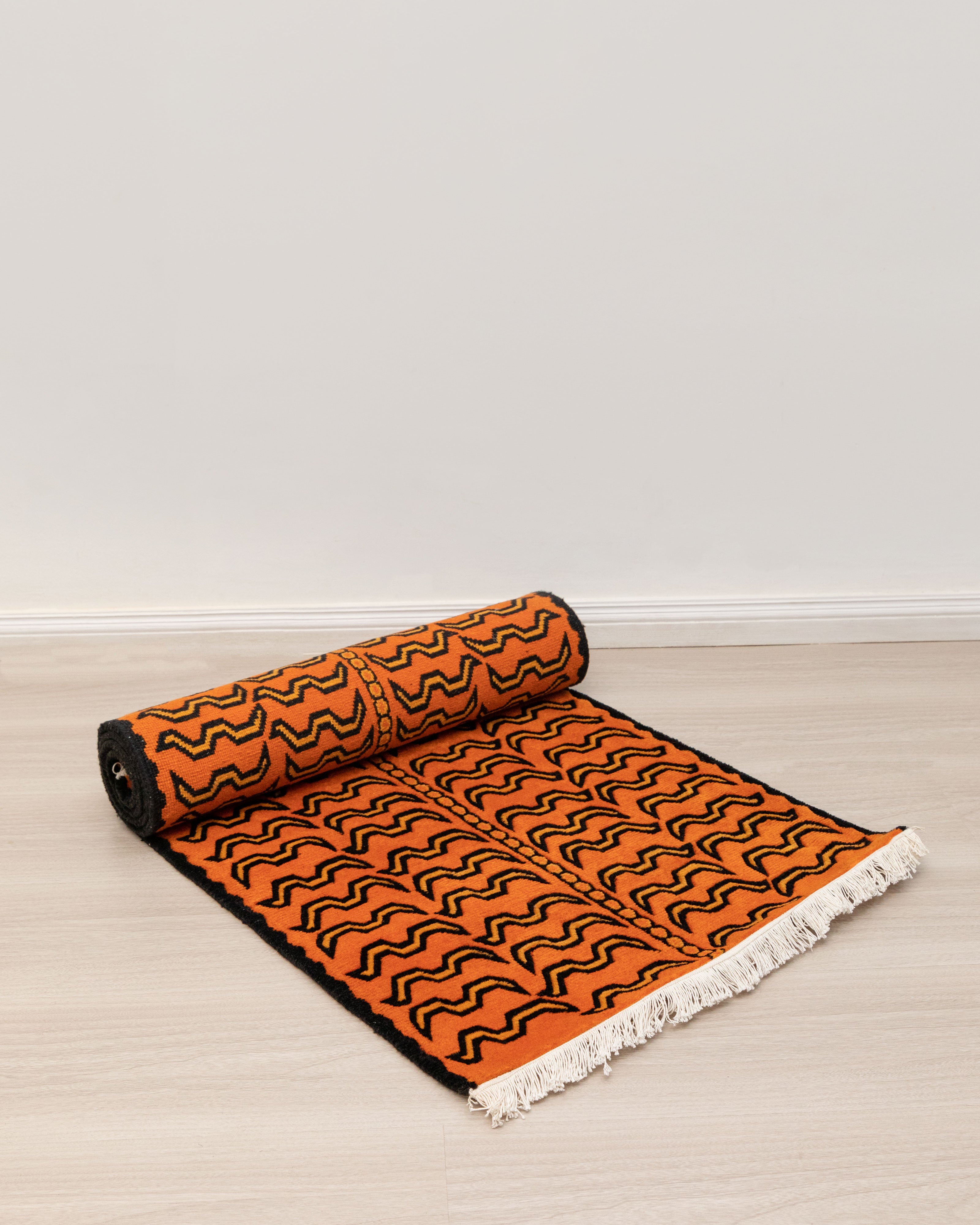 Handcrafted Tibetan Rug | Himalayan Wool Floor Runner