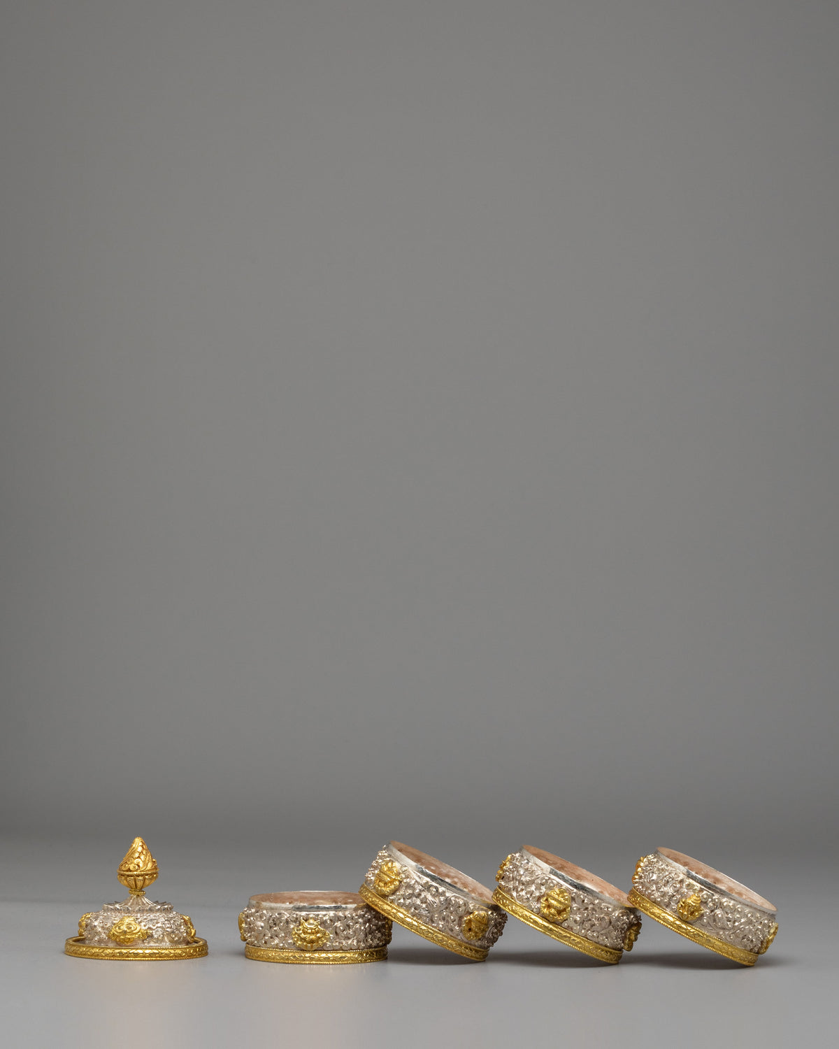 Spiritual Handcrafted Ritual Dhupur Rice Pot | Buddhist Altar Offering Vessel