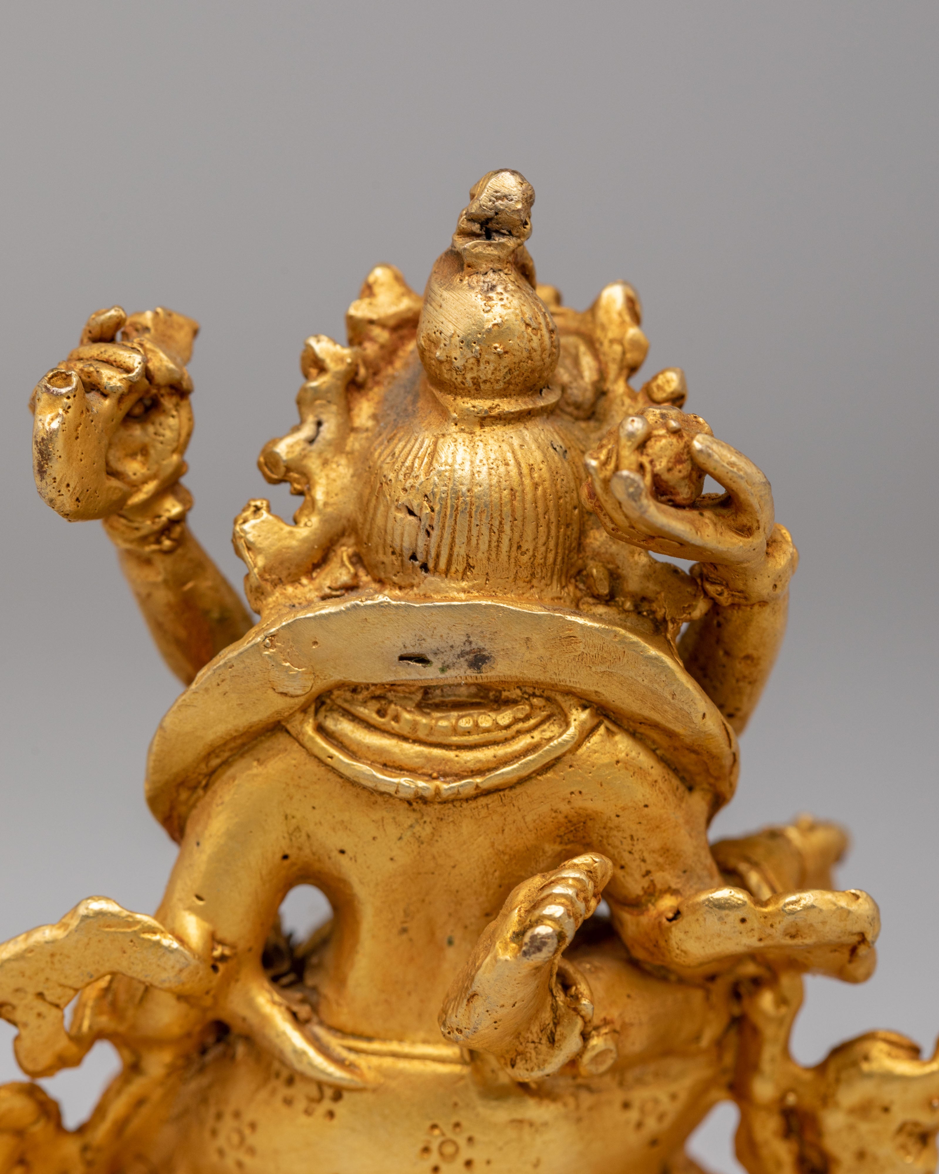 Dzambhala with Consort Statue | Wealth Deity Artwork