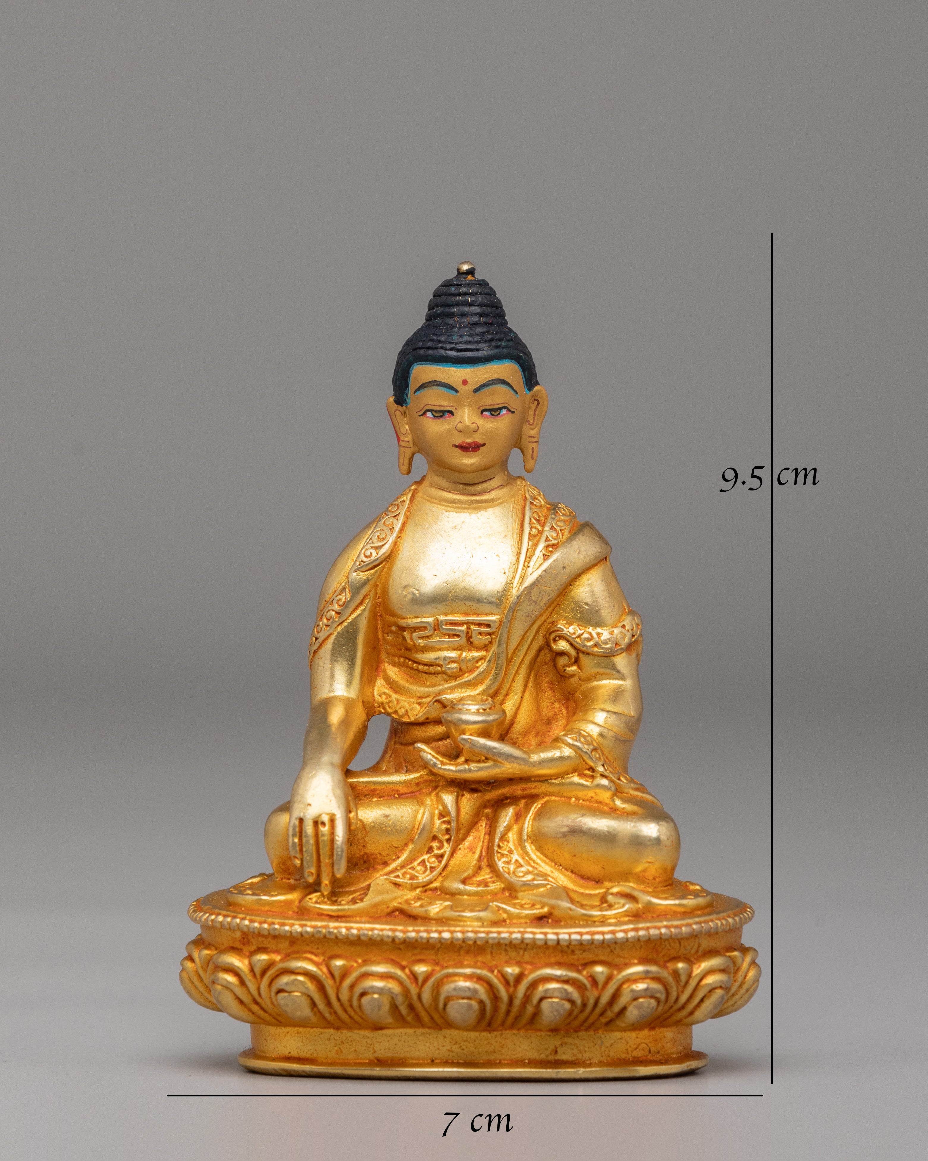 Golden Shakyamuni Buddha Statue | Symbol of Enlightenment & Peace