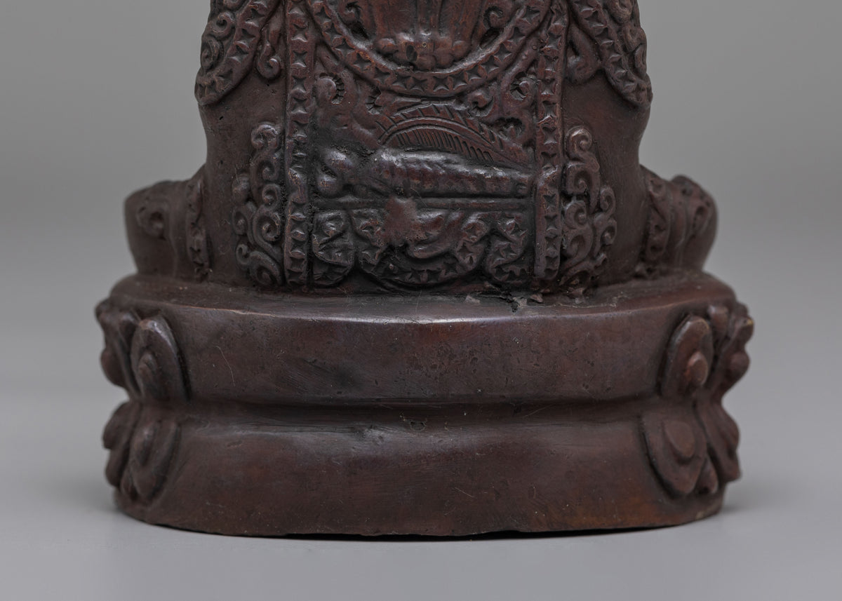 Sacred Altar Amitabha Buddha Sculpture | Traditional Artwork