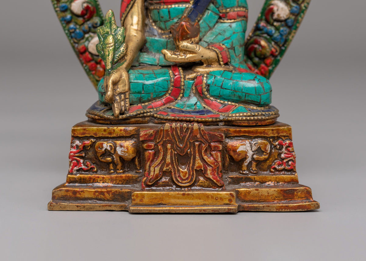 Spiritual Sangye Menla statue | Altar Meditation Home Decor