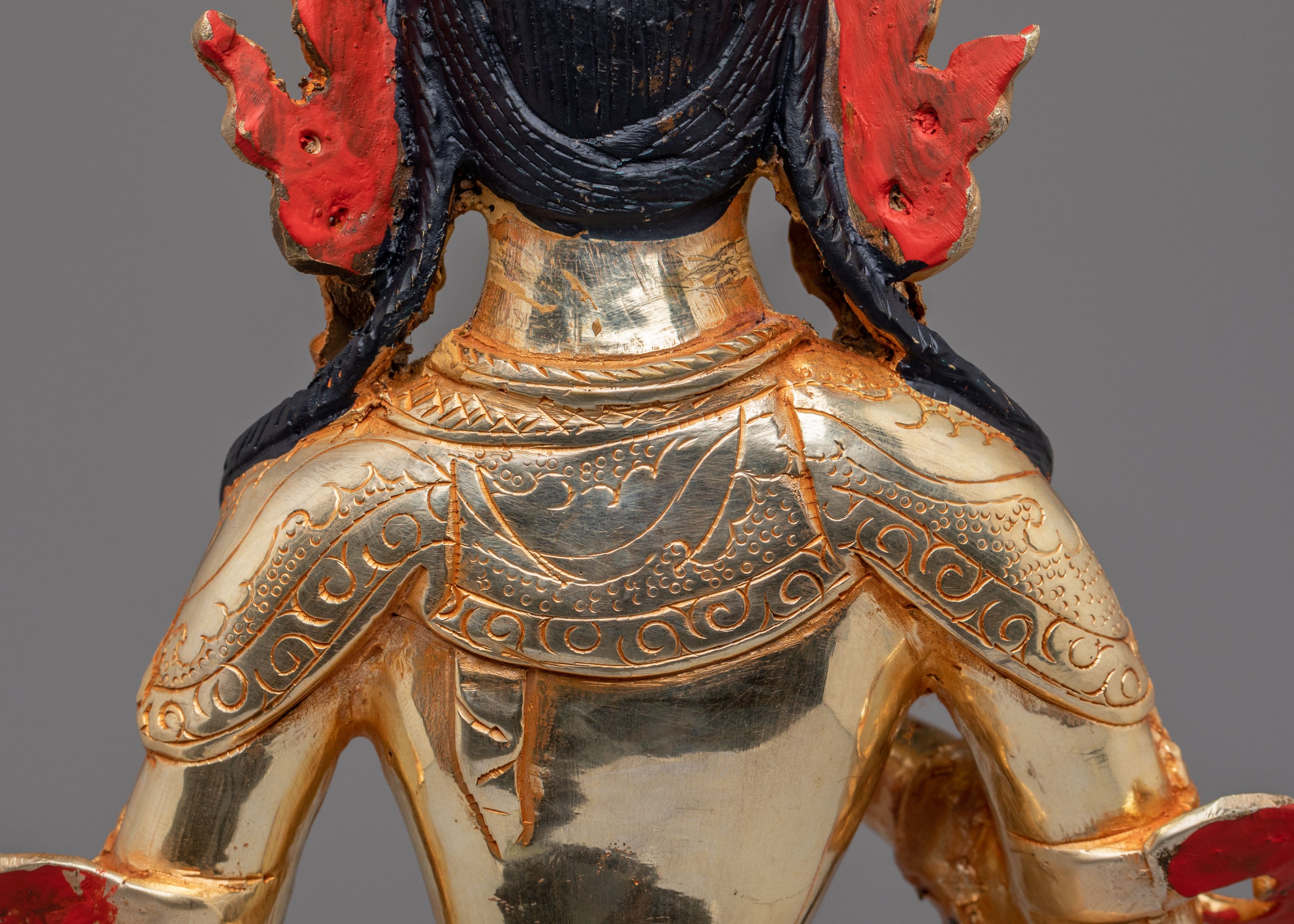 Traditional Vajrasattva Buddhist Sculpture | Purification Buddha Statue