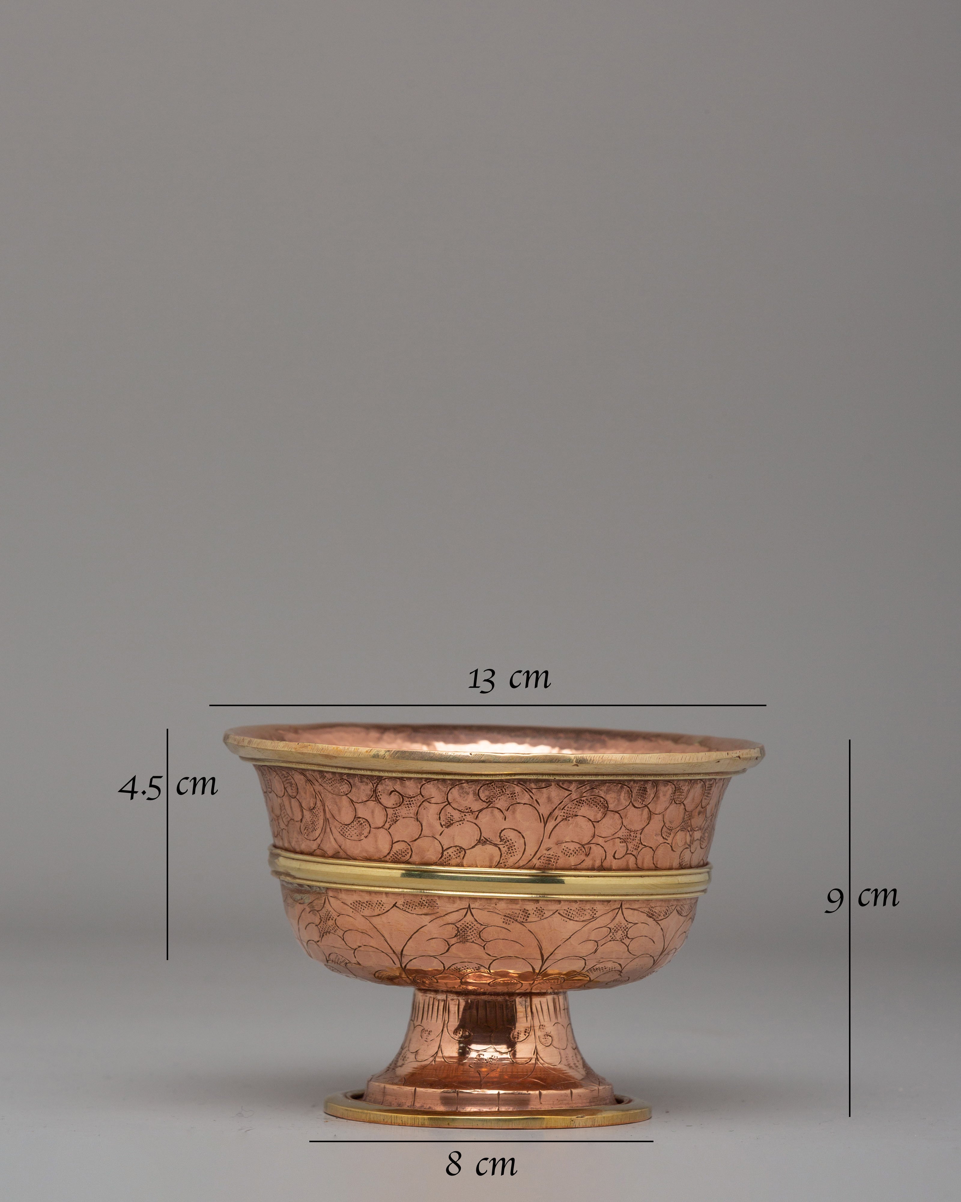 Offering Bowls Set for Purification | Buddhist Ritual Bowls