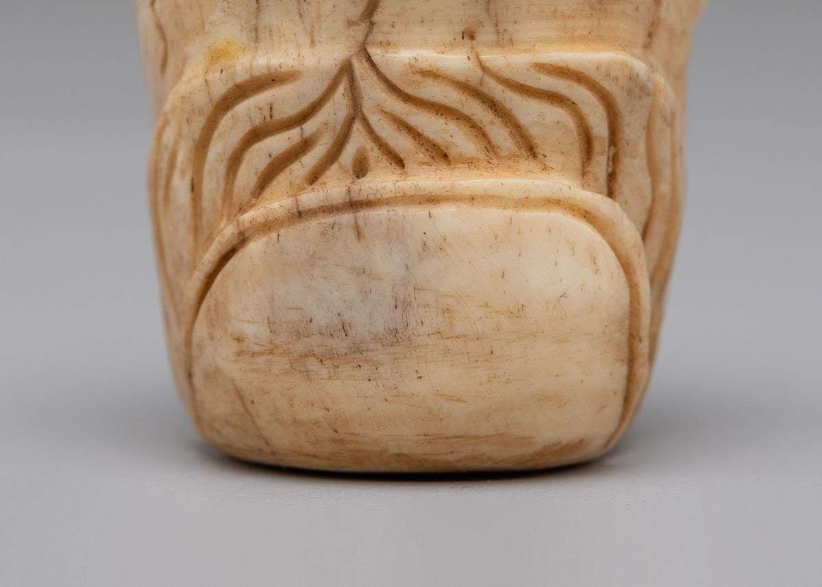 Tibetan Buddhist Skull Carving | Handcrafted Buddhist Decor
