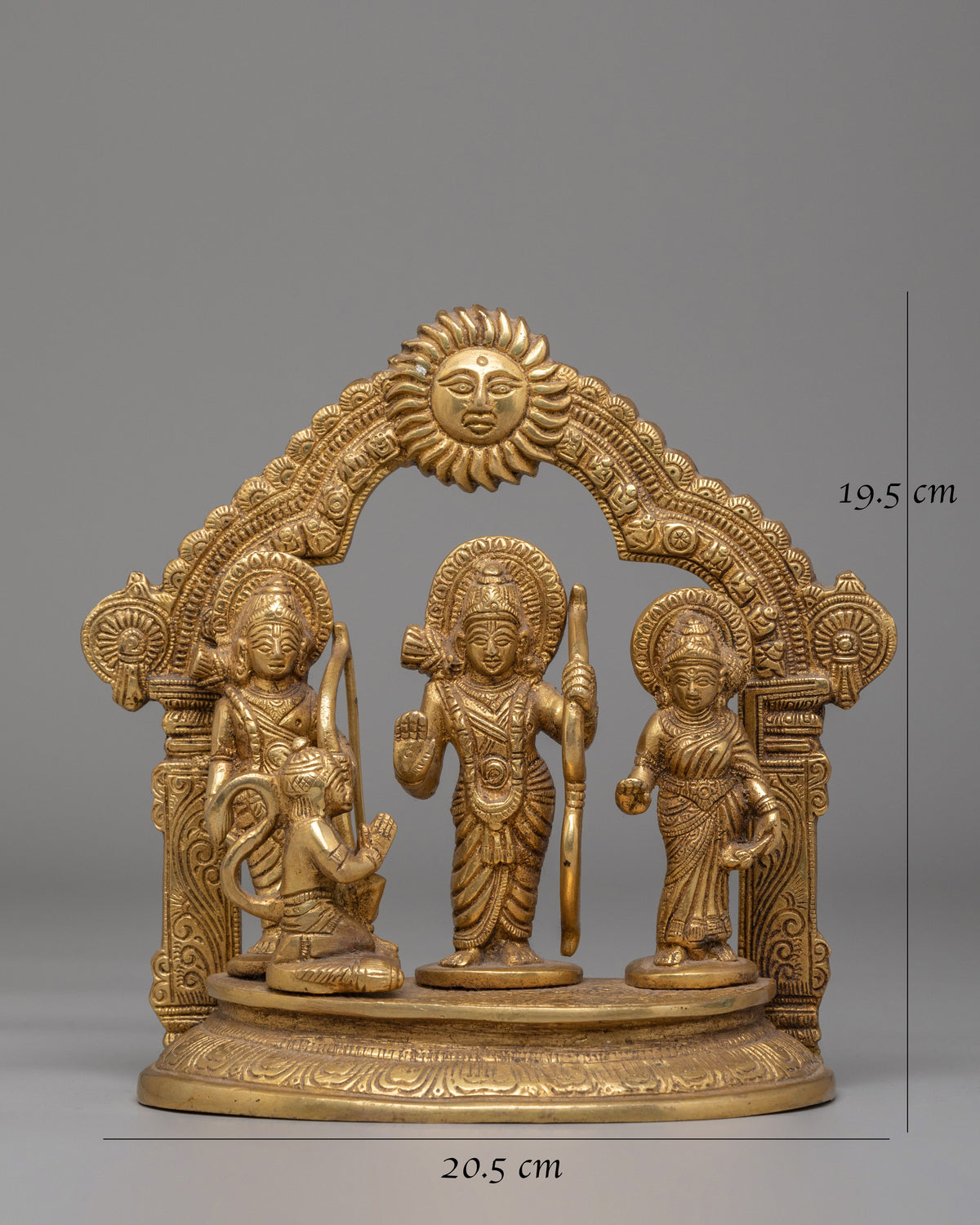 Handmade Ram Darbar Statue | Spiritual Altar Home Decor