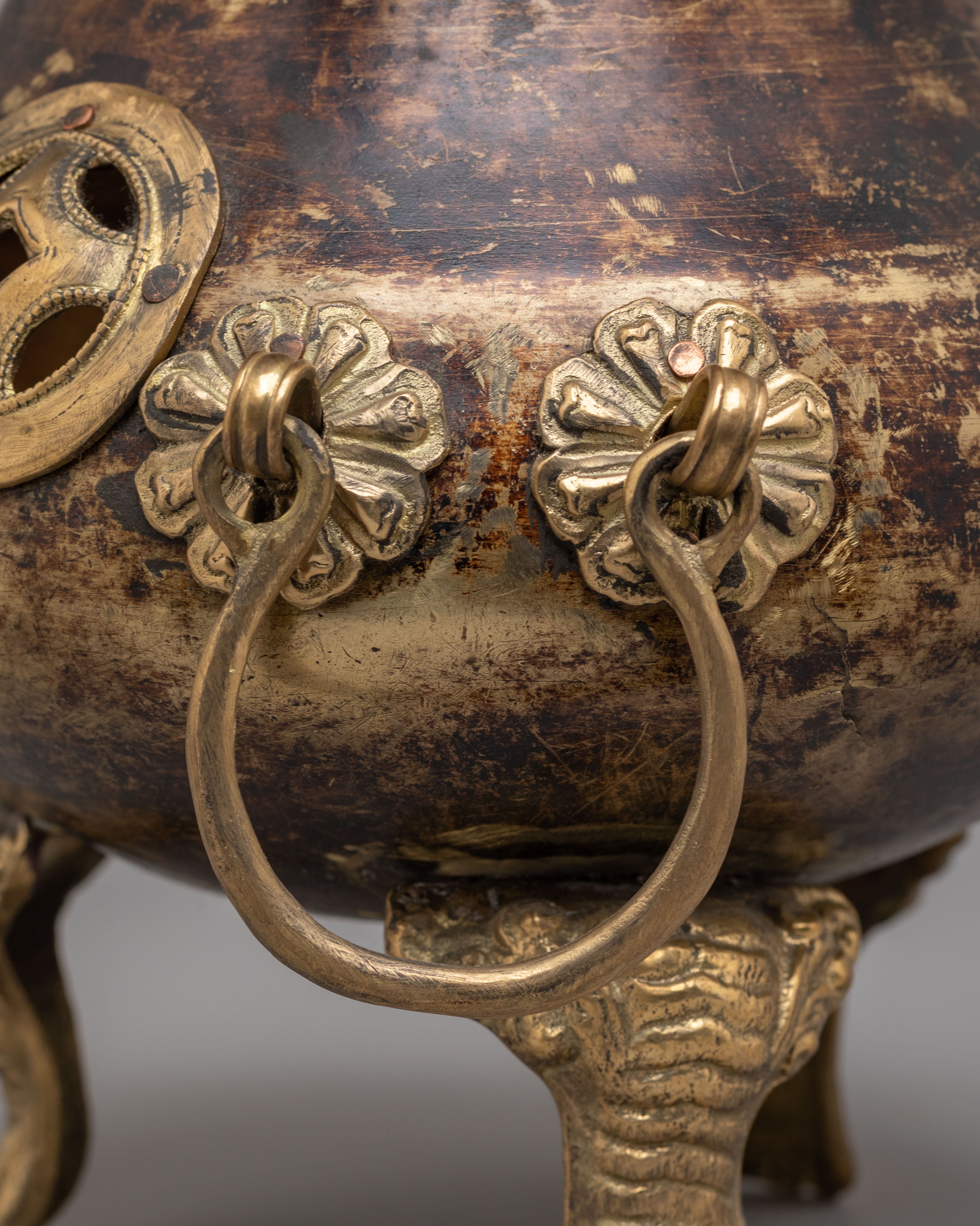 Vajrayana Offering Incense Burner | Buddhist Ritual Offering Tool