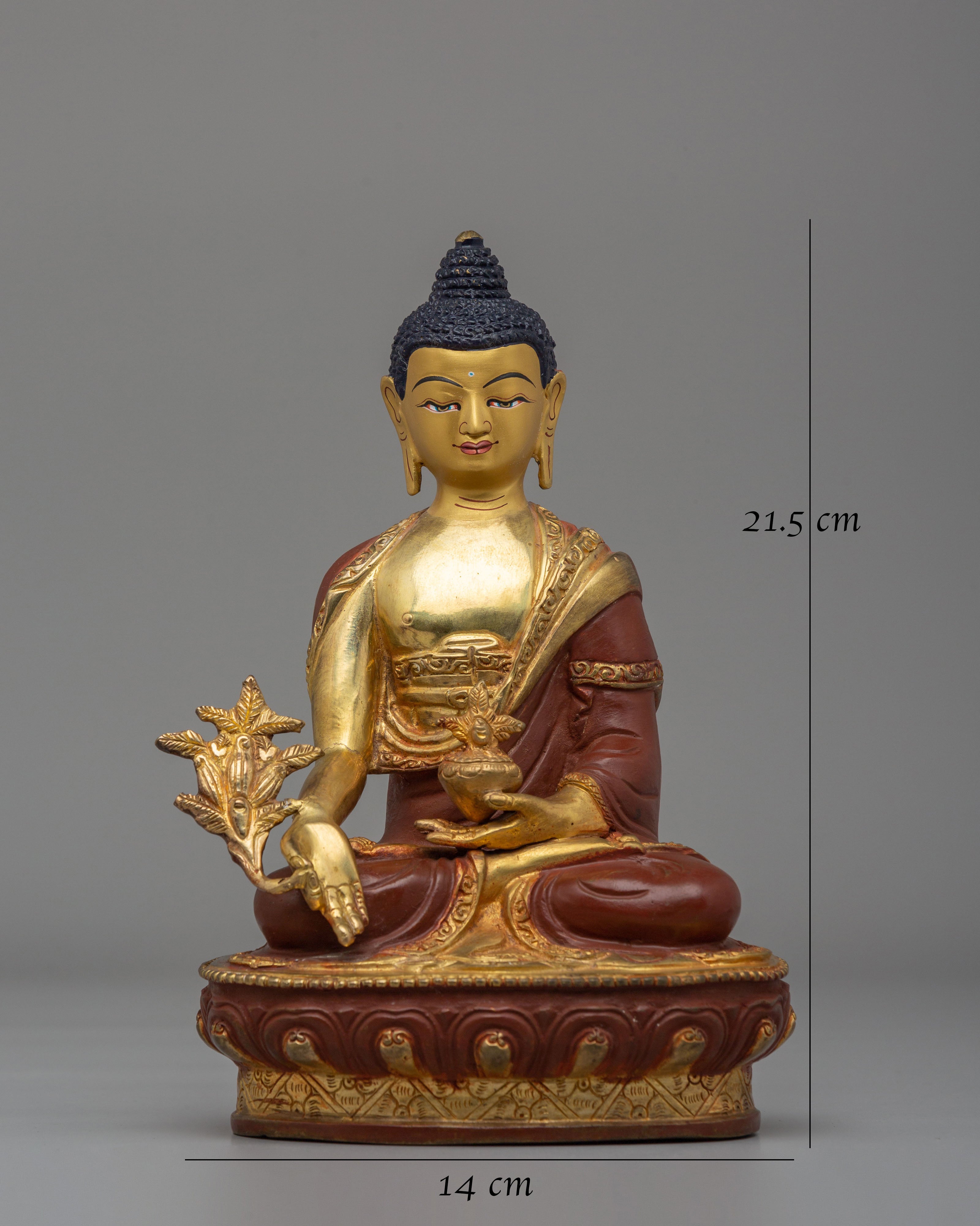 Medicine Buddha Healing Deity Statue | Tibetan Artwork