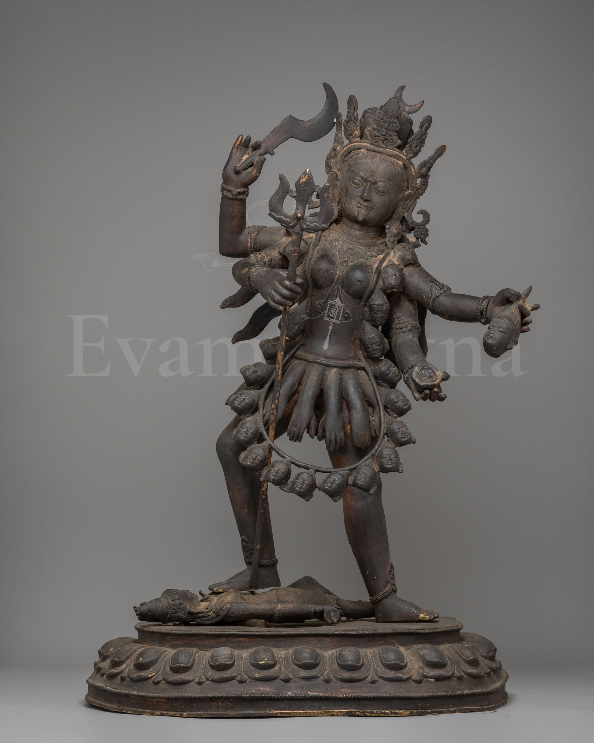 Wrathful Goddess Kali Statue