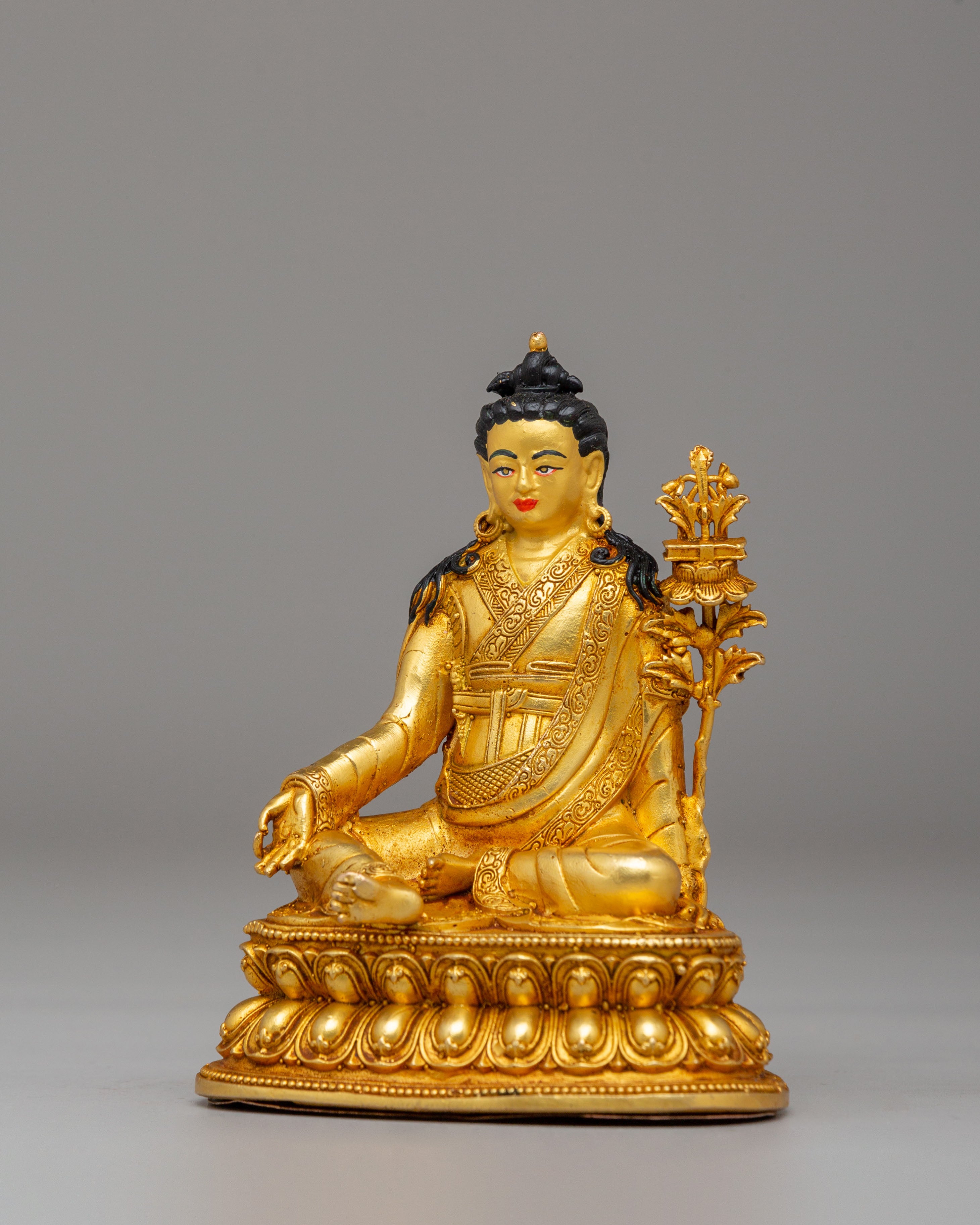 Traditional Jigme Lingpa Statue | Buddhist Guru Sculpture