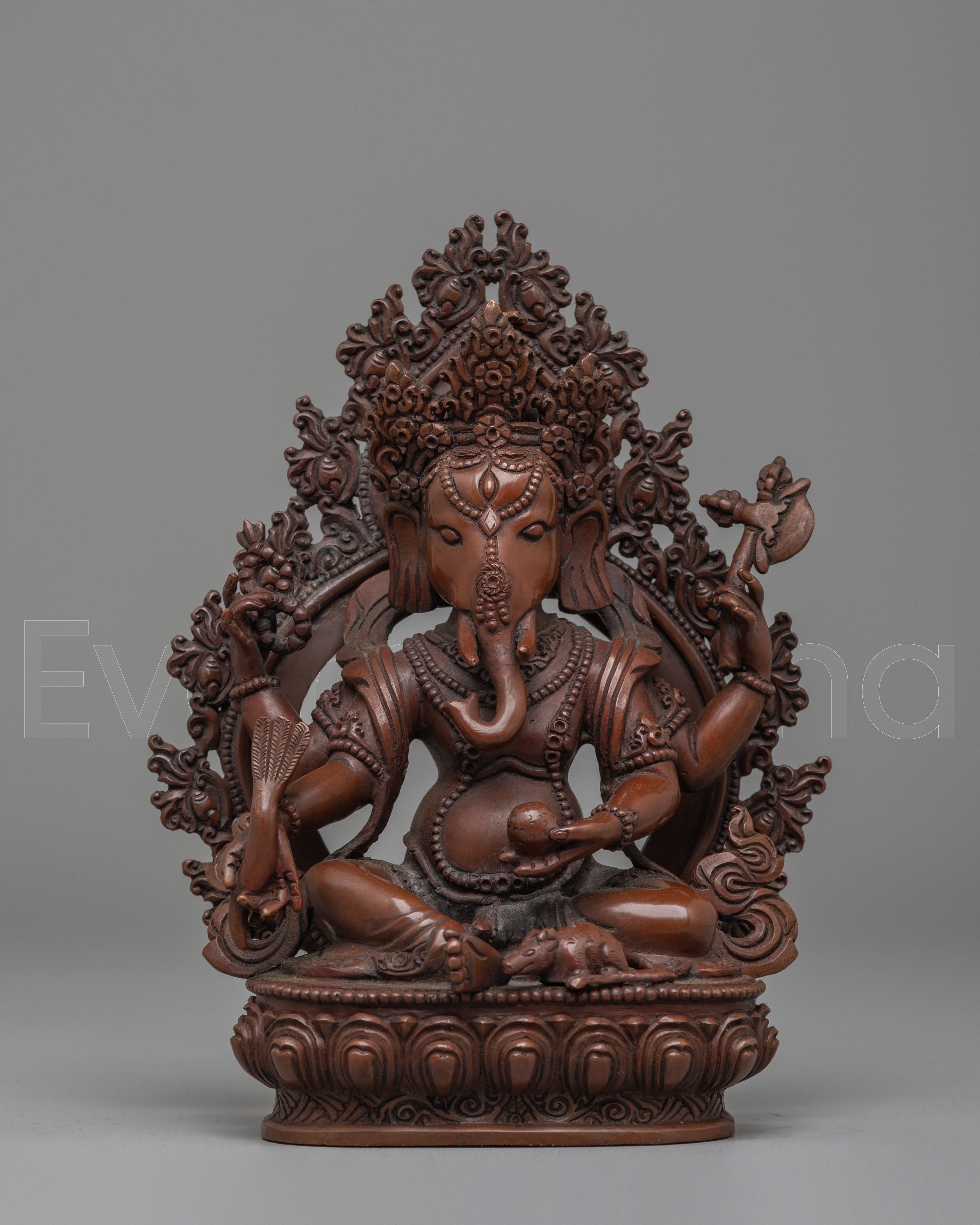 Sacred Hindu Deity Ganesh Statue