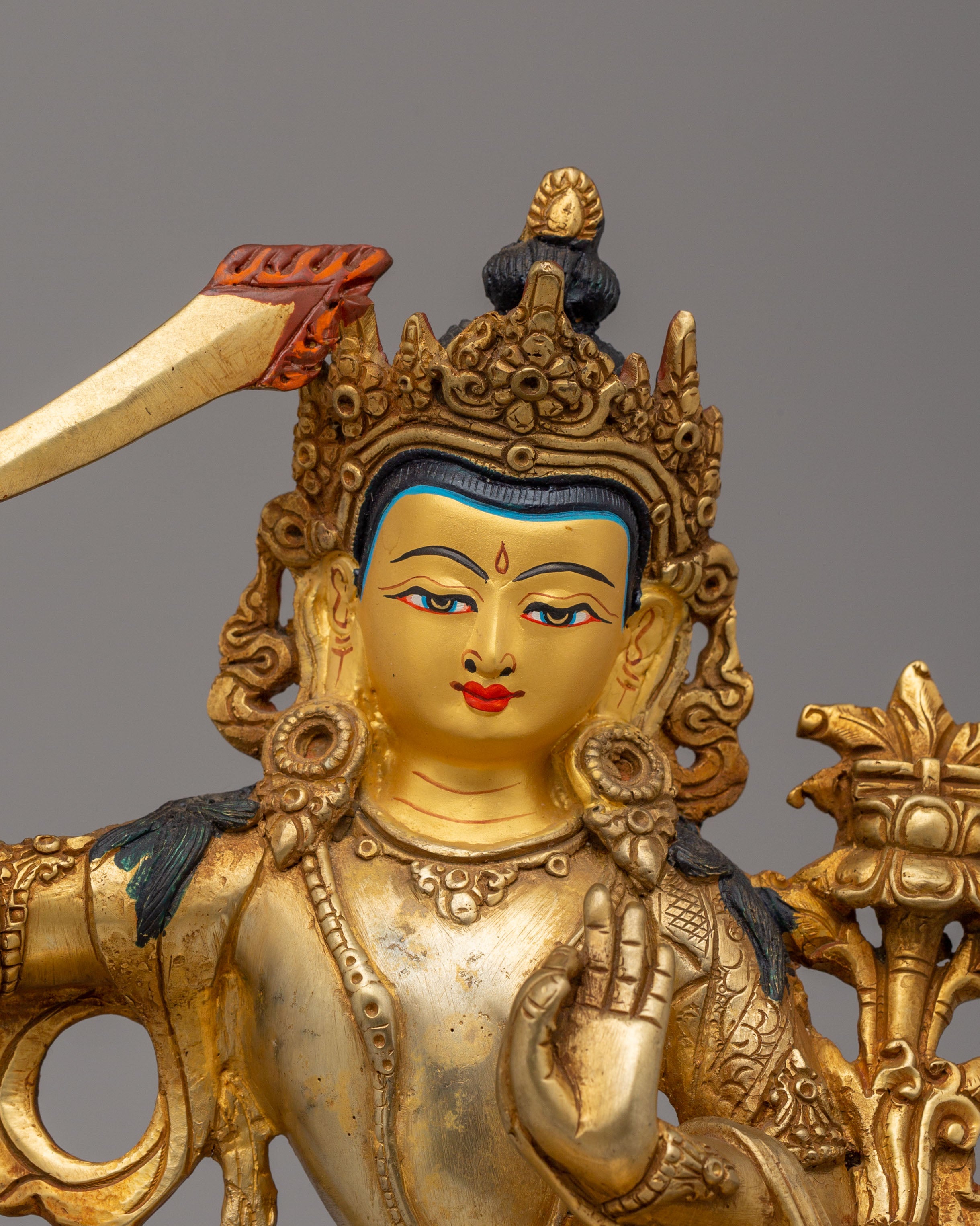 Divine Protection Manjushri Statue | A Symbol of Wisdom and Enlightenment