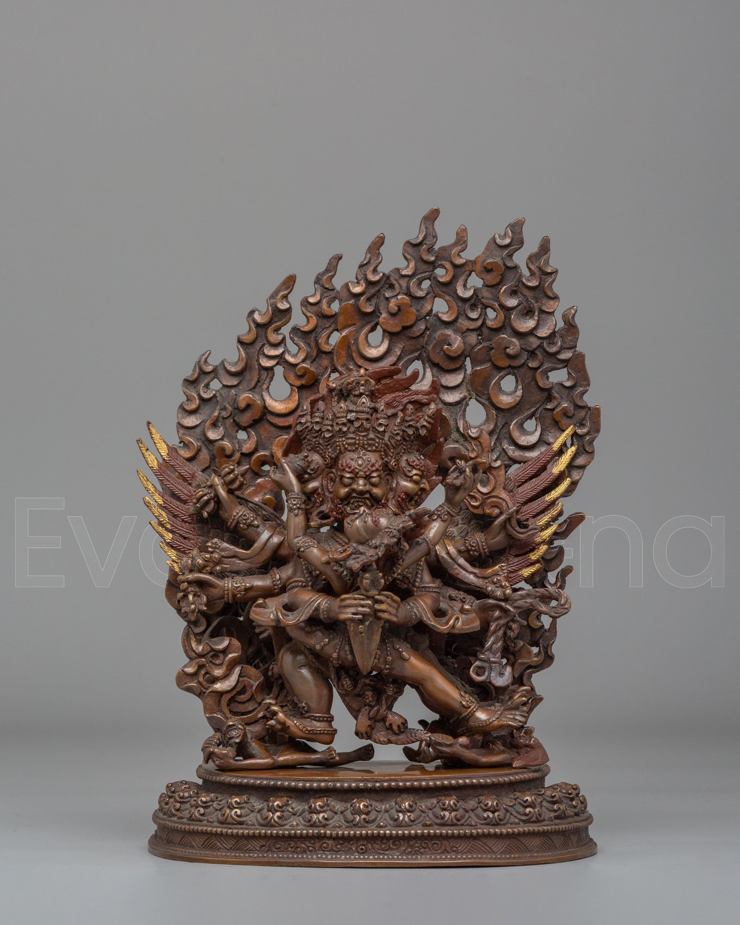  Vajrakilaya With Consort Statue 