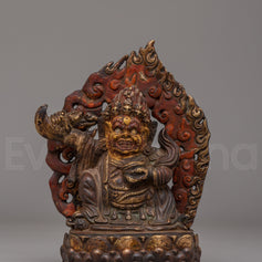 Sacred Tibetan Bernagchen Mahakala Statue