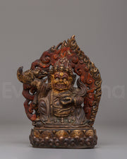 Sacred Tibetan Bernagchen Mahakala Statue