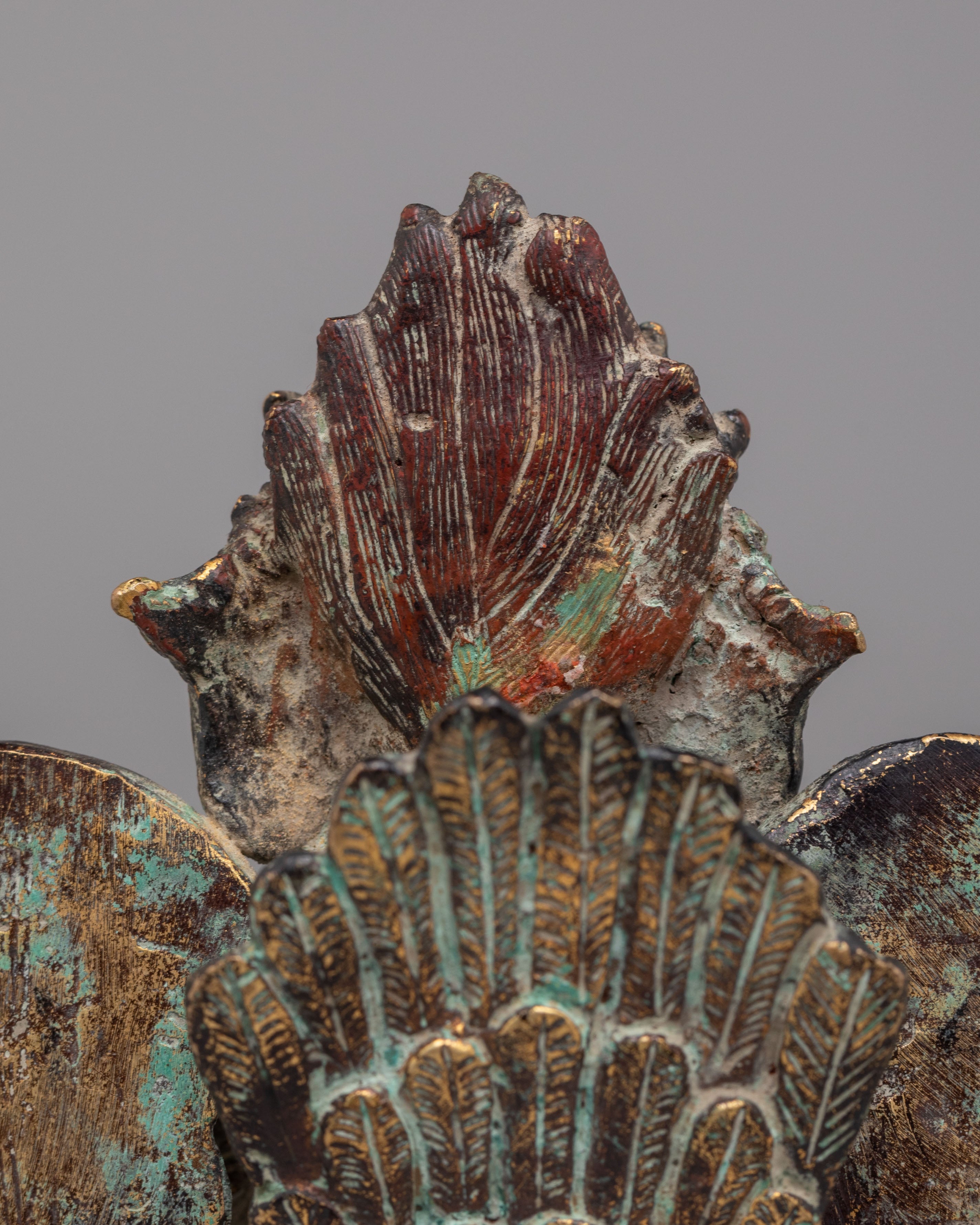 Mythical Garuda Sculpture for Altar | Himalayan Artwork
