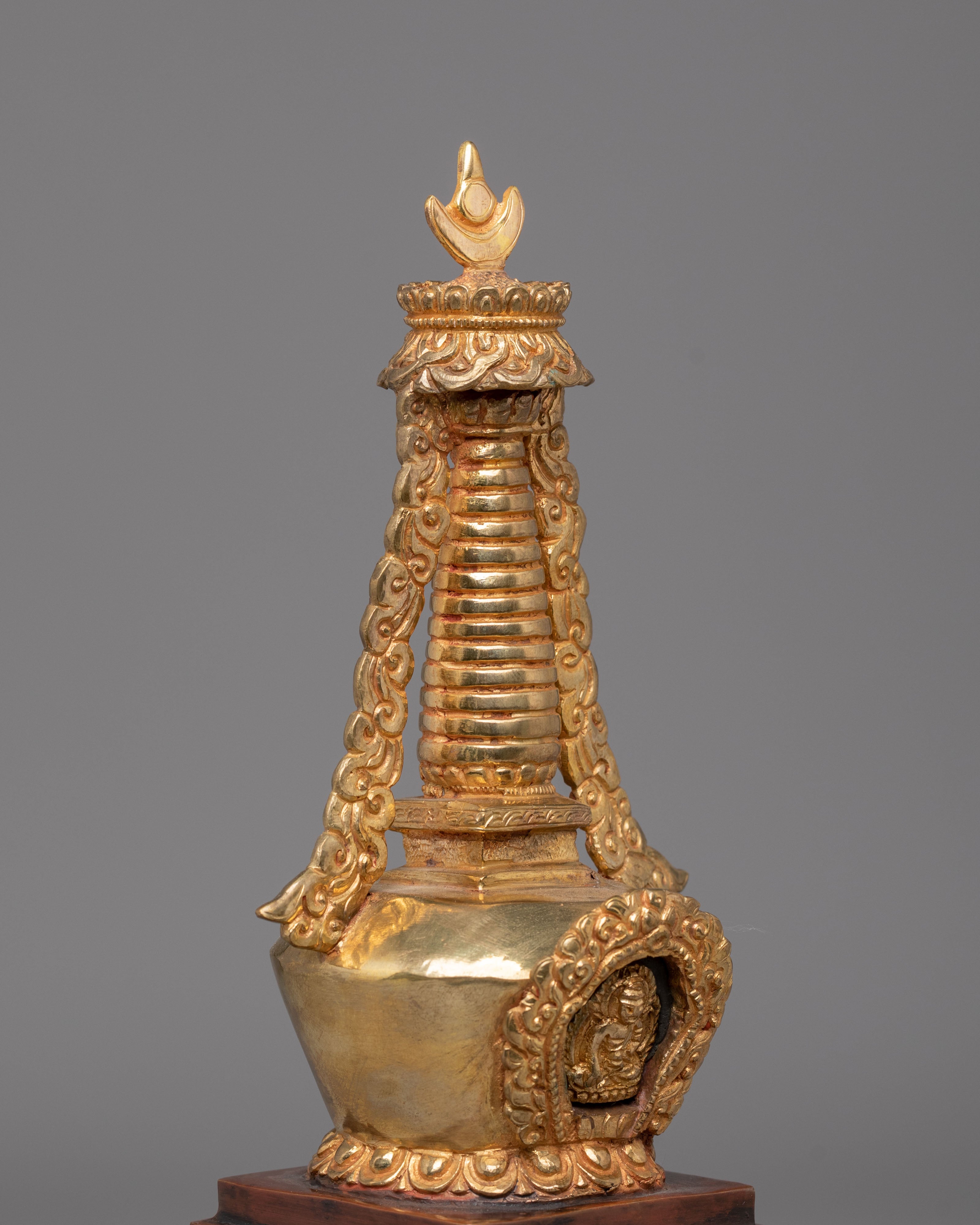 Shakyamuni Buddha Stupa for Altar | Sacred Tibetan Stupa for Meditation