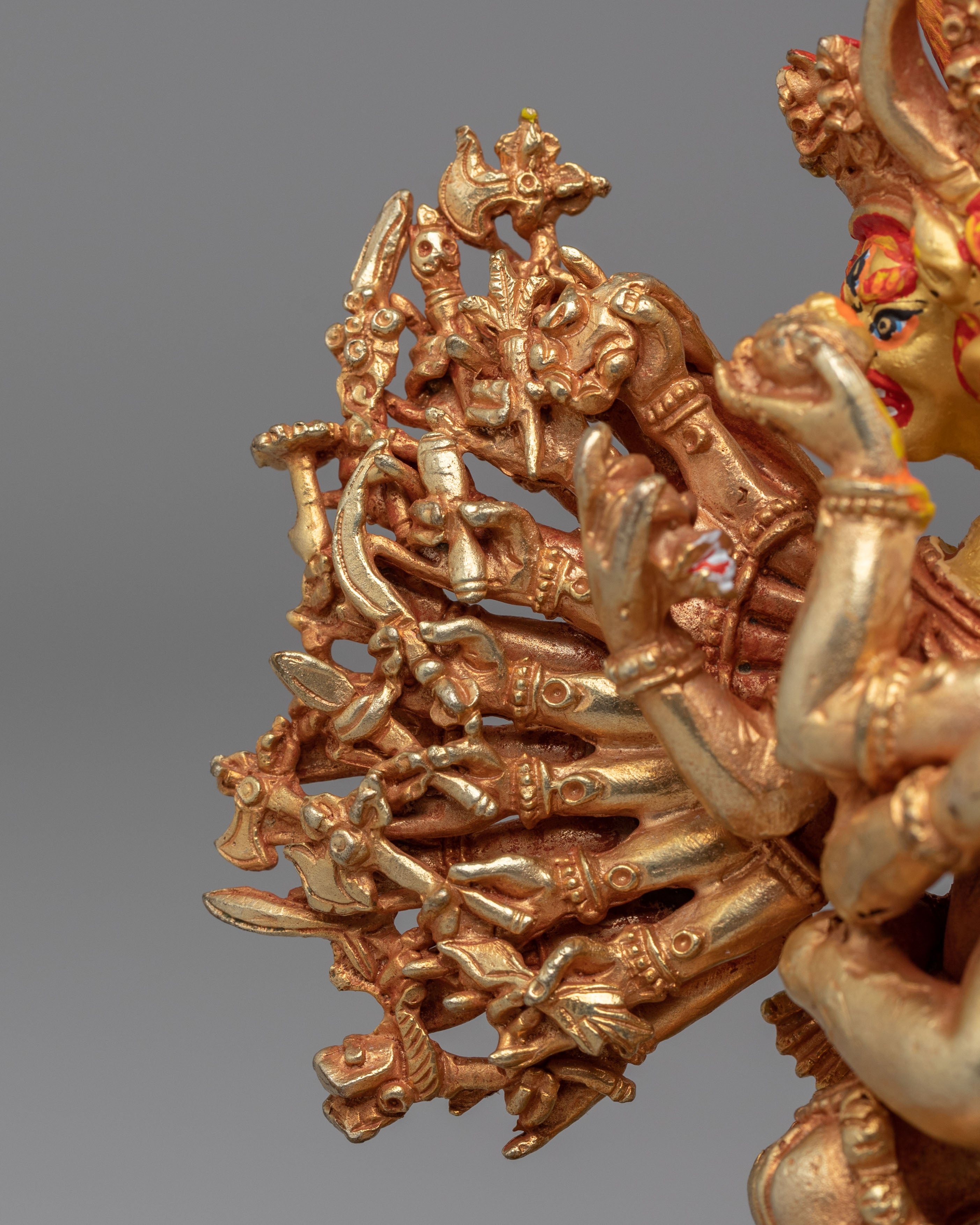 Yamantaka With Consort Statue | Traditional Artwork