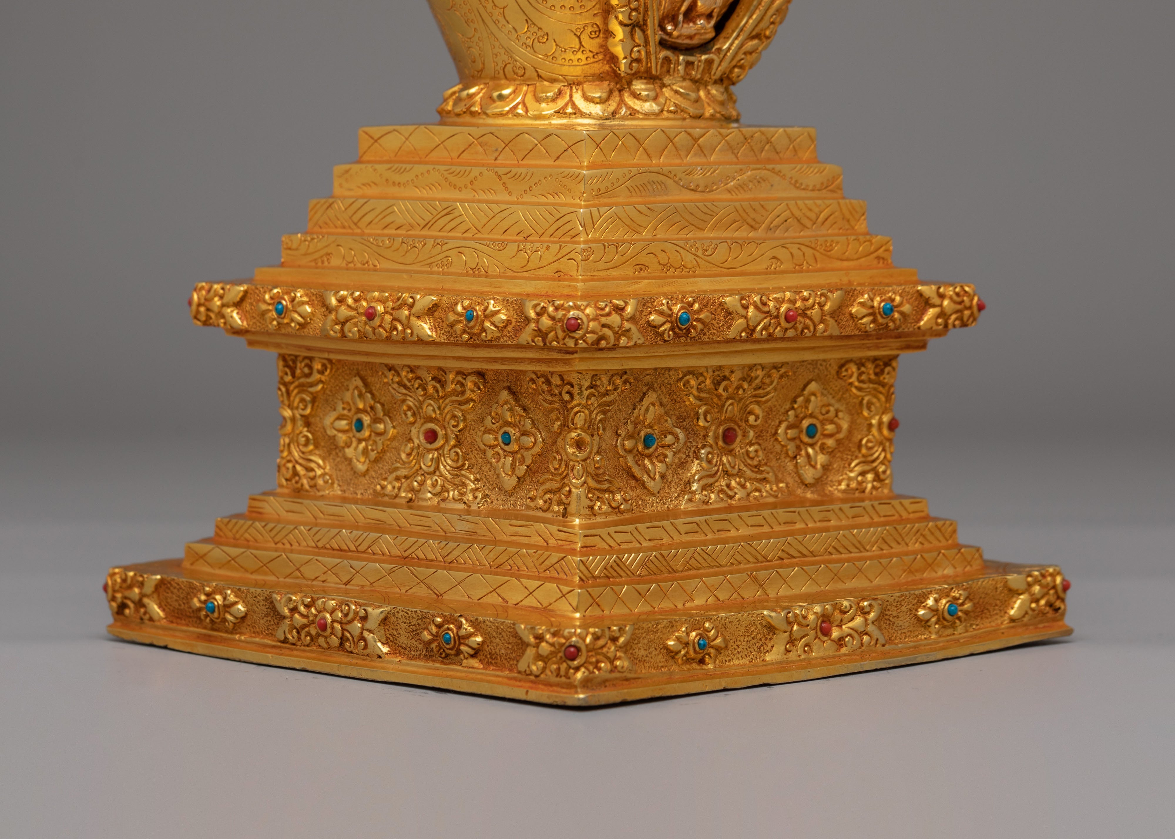 Handcrafted Enlightenment Stupa | Spiritual Home Decor
