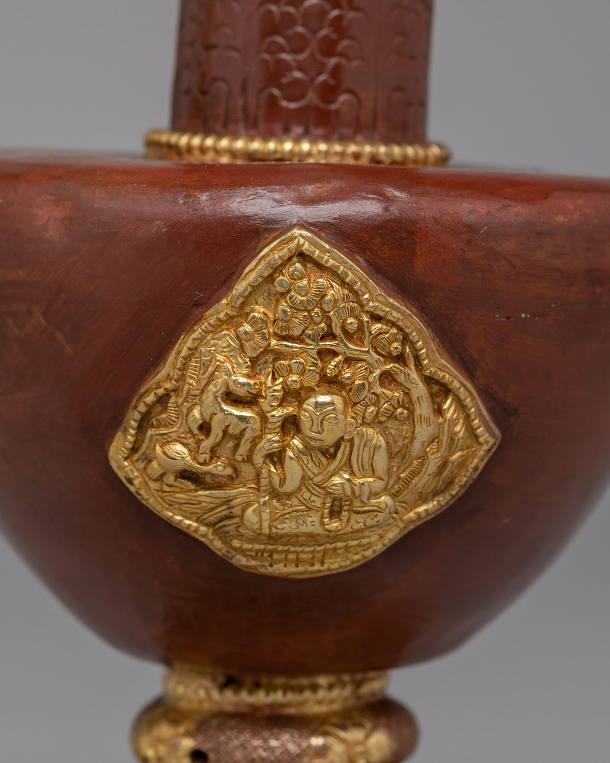 Handmade Ritual Bhumba | Traditional Copper Bhumba
