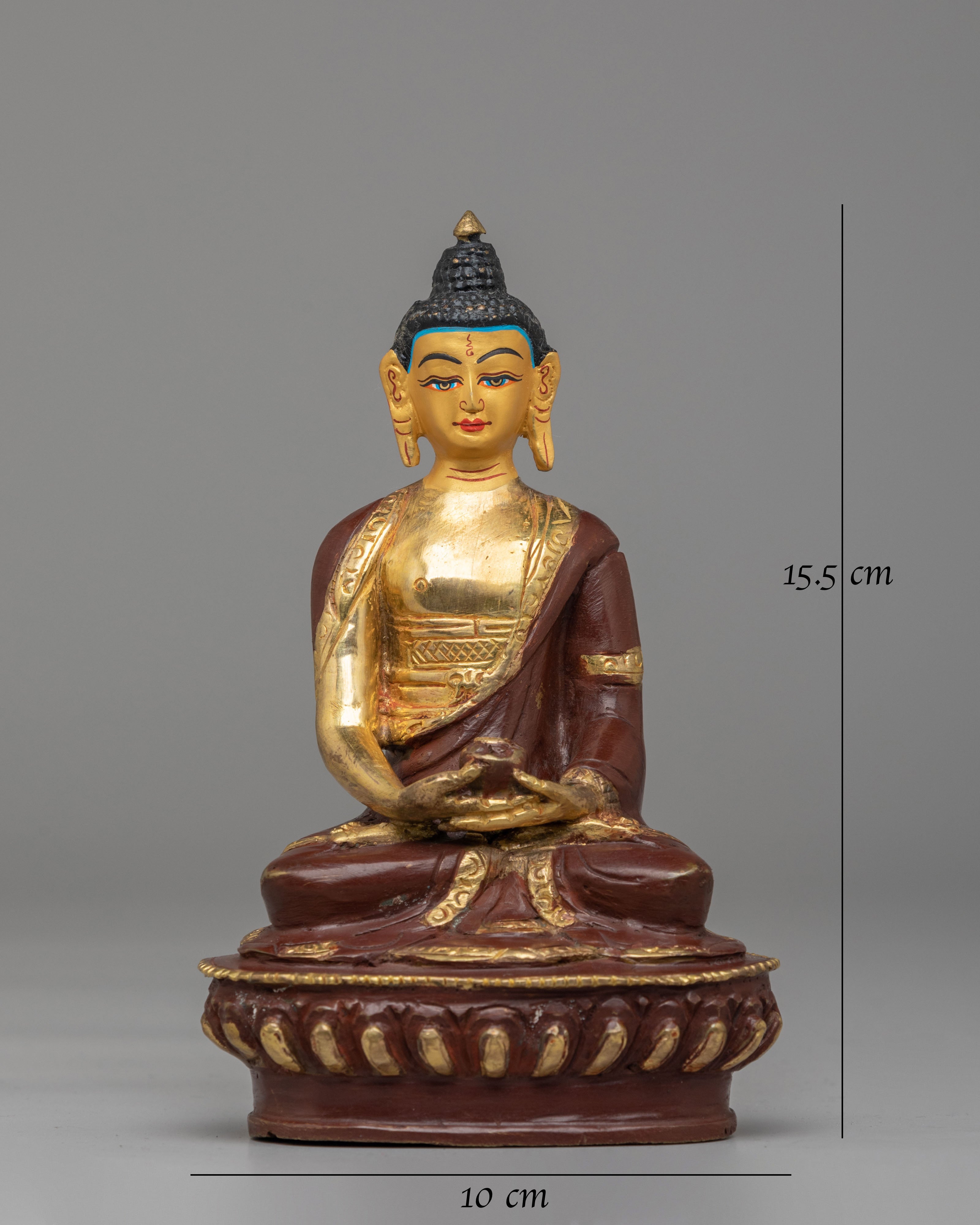Buddhist Pure Land Amitabha Statue | Traditional Tibetan Handcrafted Artwork